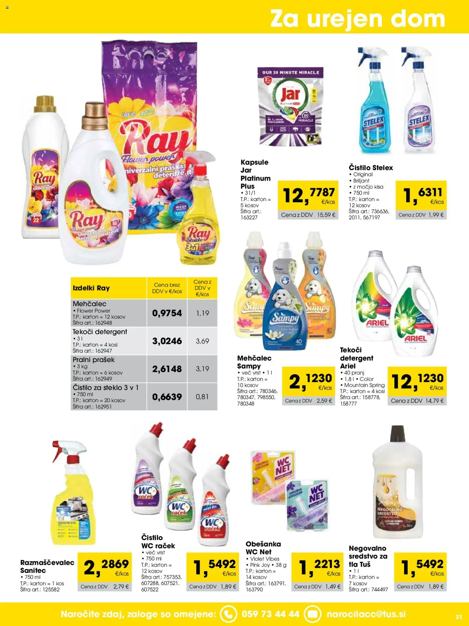 Novi Tuš katalog ponudbe – veljaven od 01.09.2026 | Stran: 21