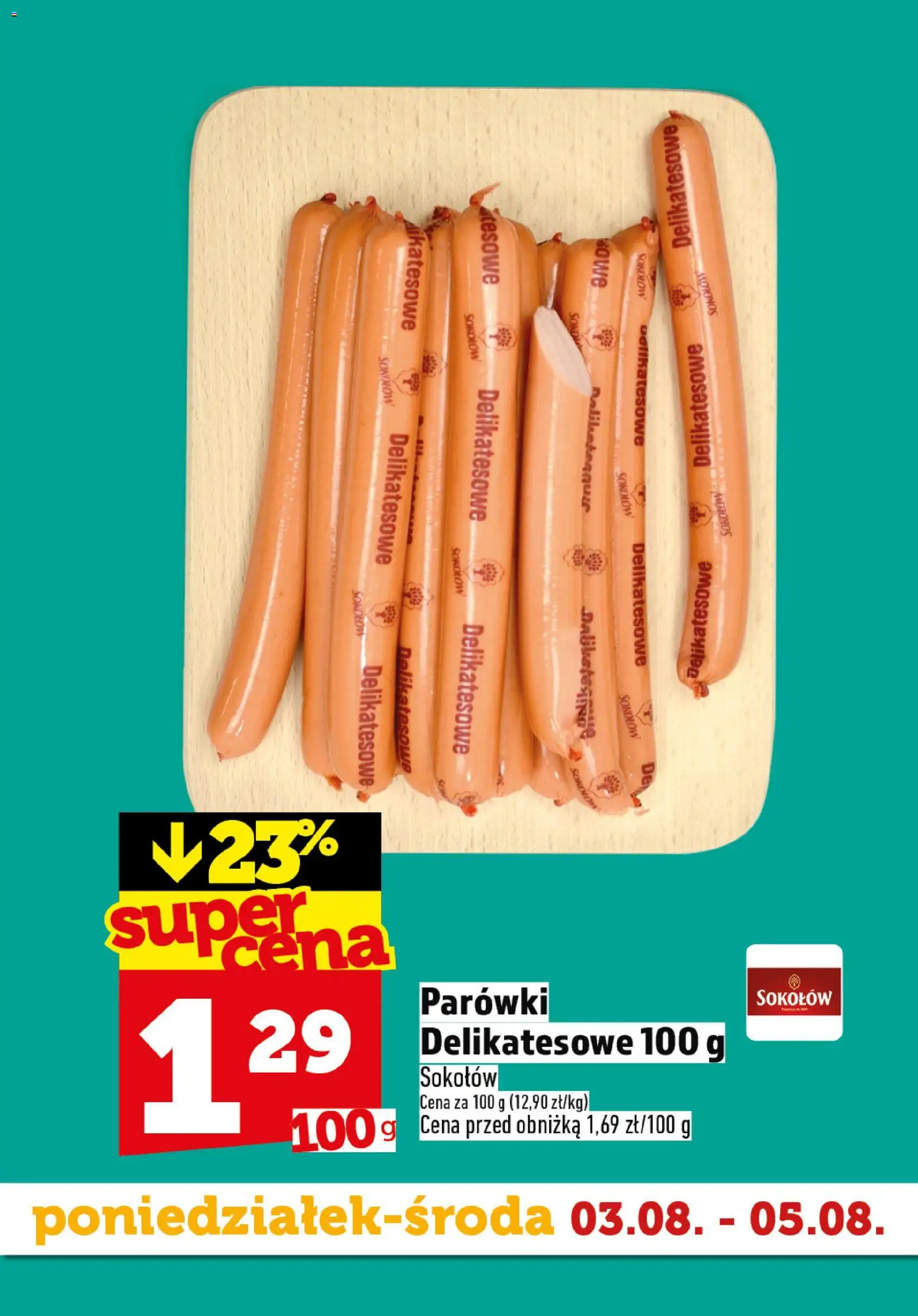 Topaz gazetka - Superstart tygodnia od 03.08.2026 | Strona: 5 | Produkty: Parówki