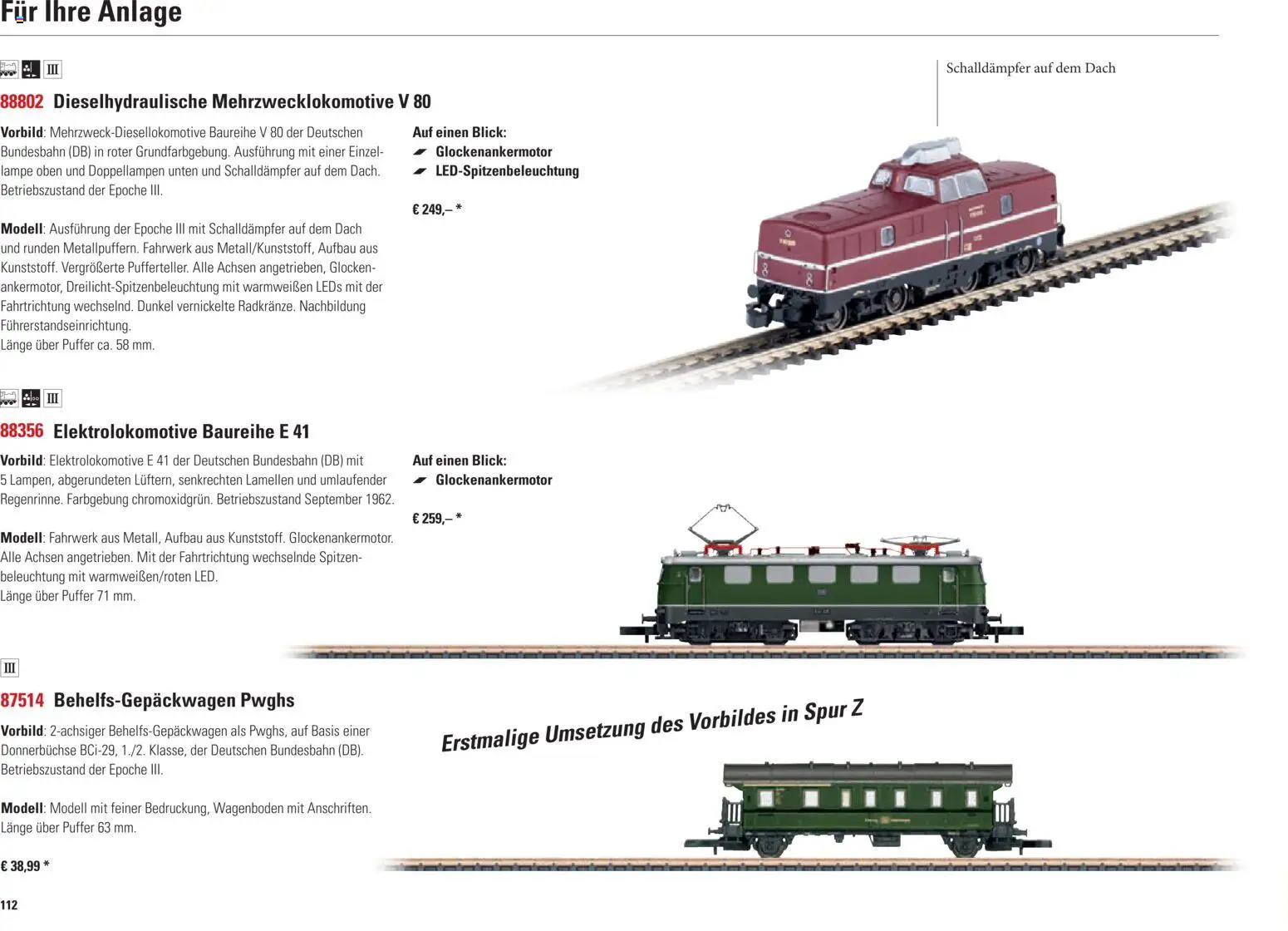 Conrad Märklin Katalog – gültig ab 01.01.2026 | Seite: 114 | Produkte: Lampe
