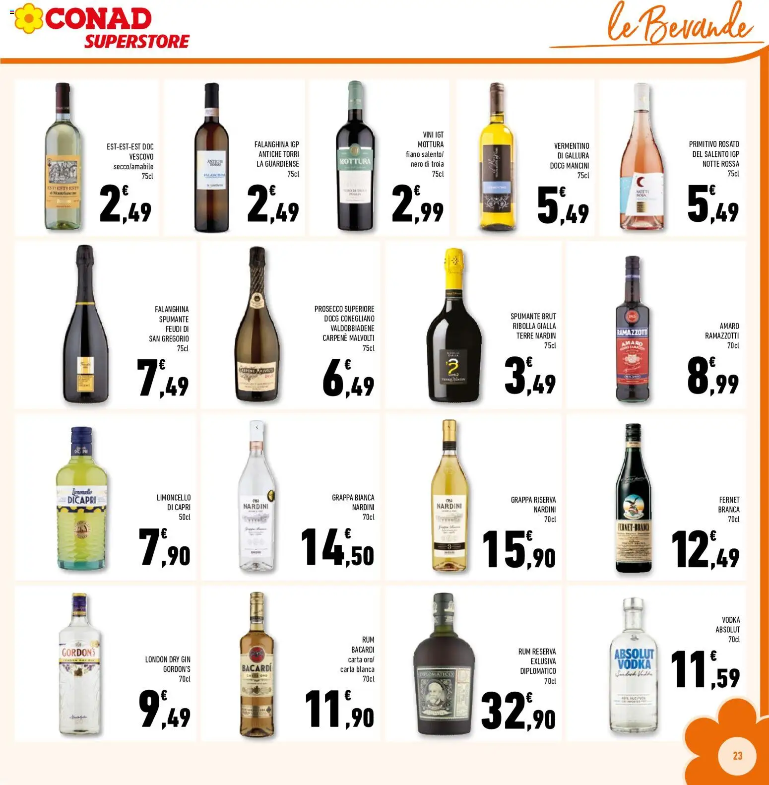 Volantino Conad del 26/08/2026 | Pagina: 23