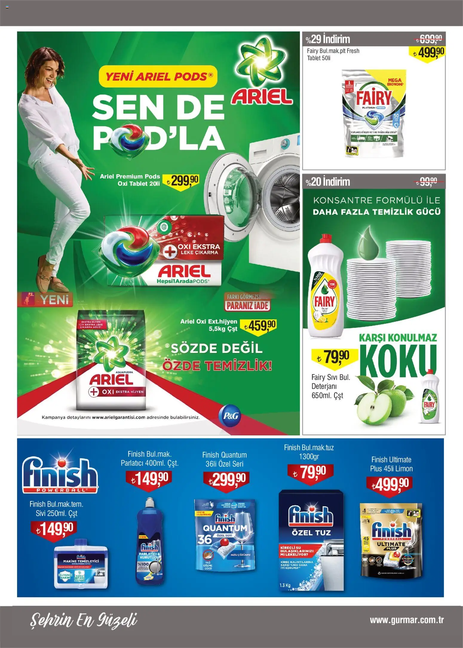 Gürmar Katalog - 15 Ağustos 2026 tarihinden itibaren geçerlidir | Sayfa: 15 | Ürünler: Parlatıcı, Su, Tuz, Kurutucu