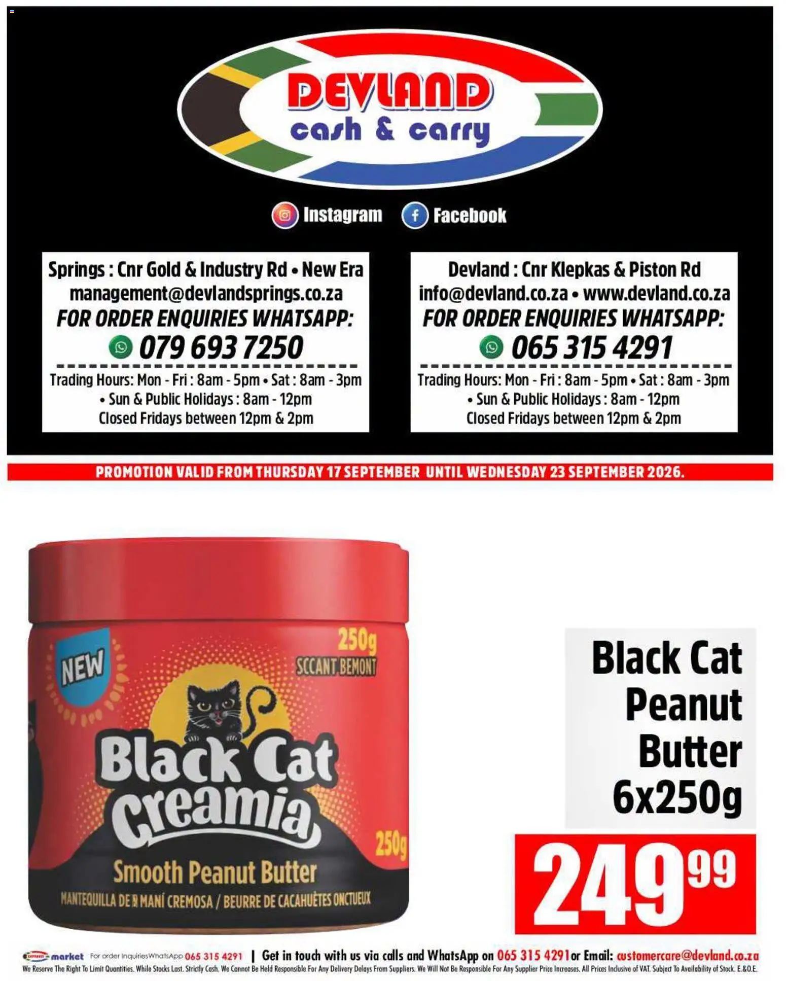 New Devland catalogue – valid from 17/09/2026 | Page: 2 | Products: Butter, Peanut butter