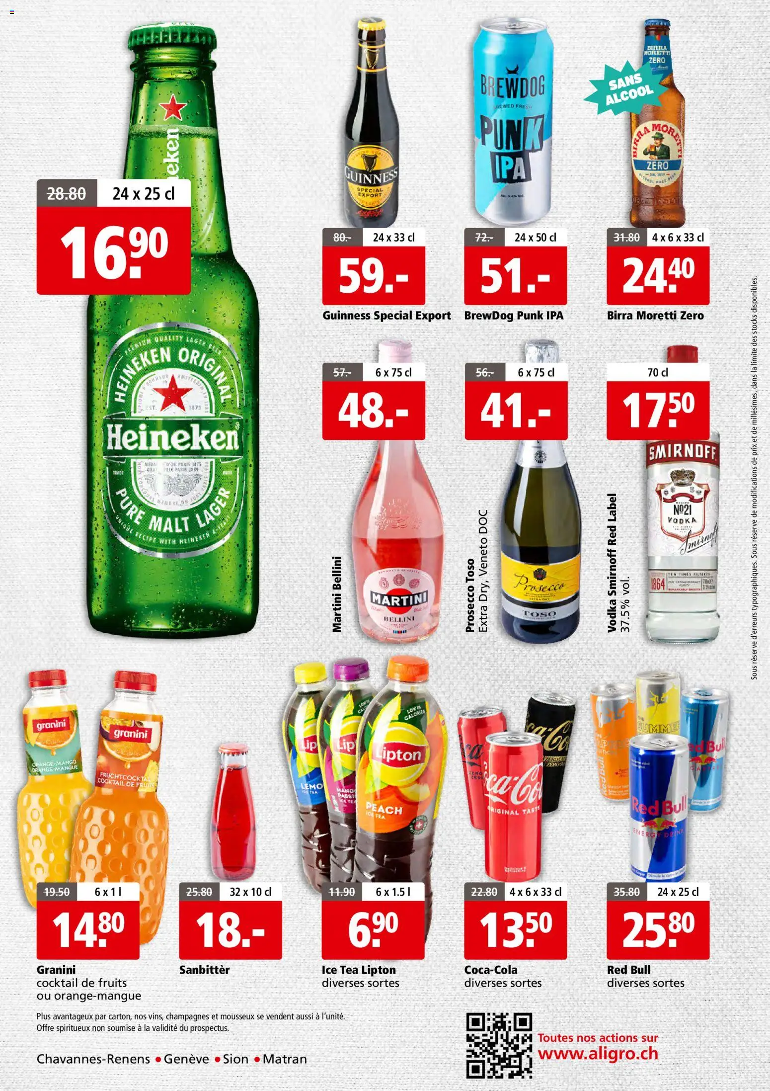 Aligro aktionen Business Chavannes, Matran, Genève, Sion – gültig ab 13.07.2026 | Seite: 4 | Produkte: Red bull