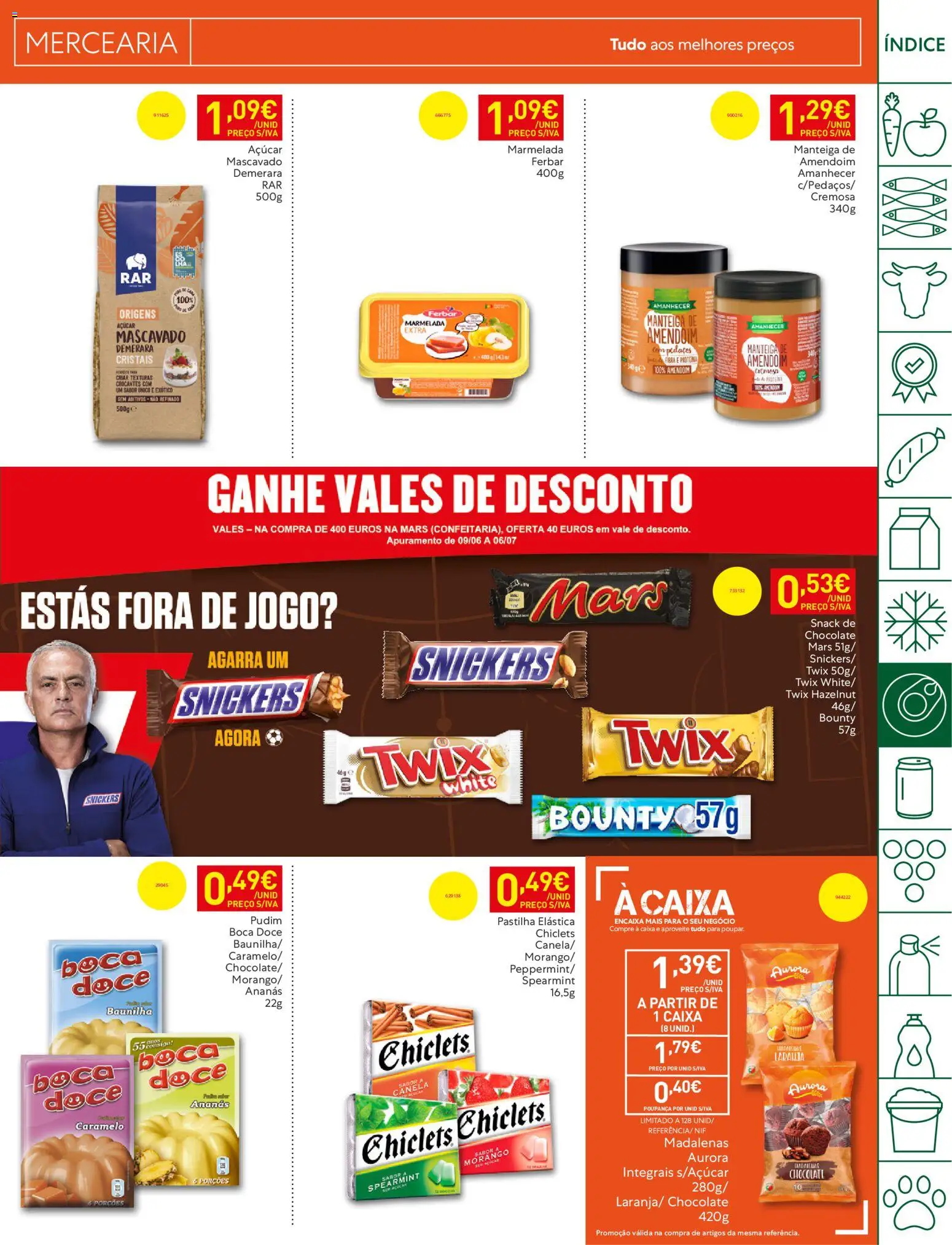 Recheio folheto │ válido de 09.06.2026 | Página: 23 | Produtos: Pudim, Caixa, Manteiga, Chocolate