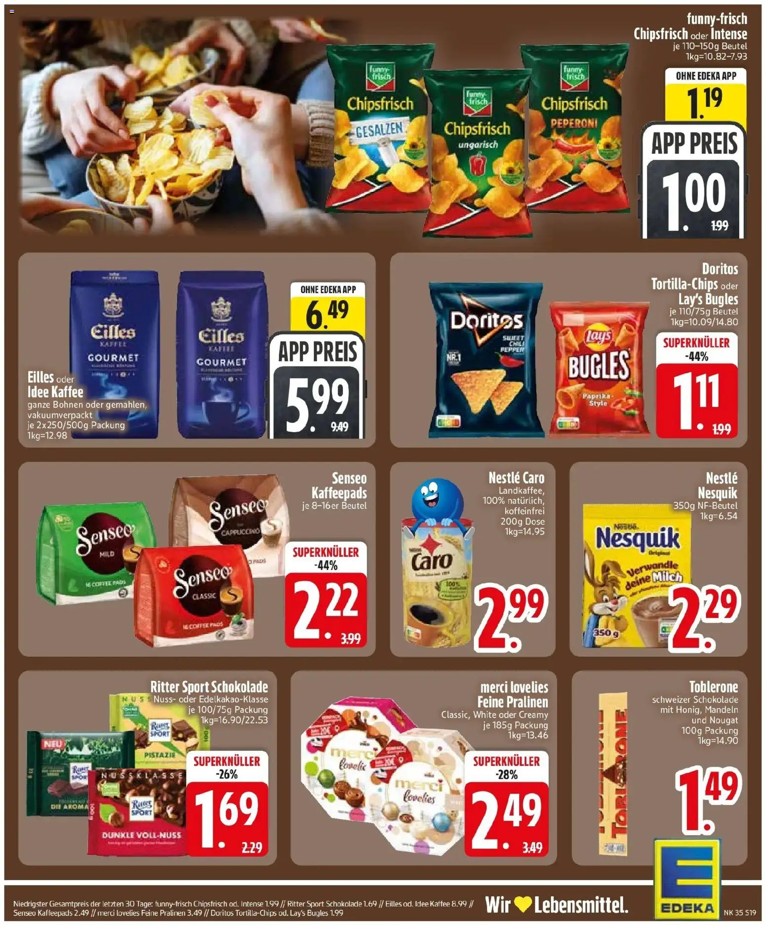 Edeka Prospekt Vohburg (ab 24.08.2026) » Angebote Online | Seite: 21 | Produkte: Senseo, Merci, Chili, Senseo kaffeepads