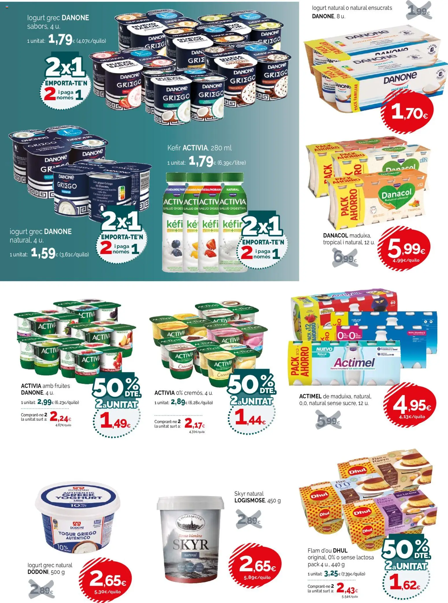 Condis folleto │ válido desde el 02/09/2026 | Página: 8 | Productos: Skyr, Kéfir, Yogur, Yogur griego
