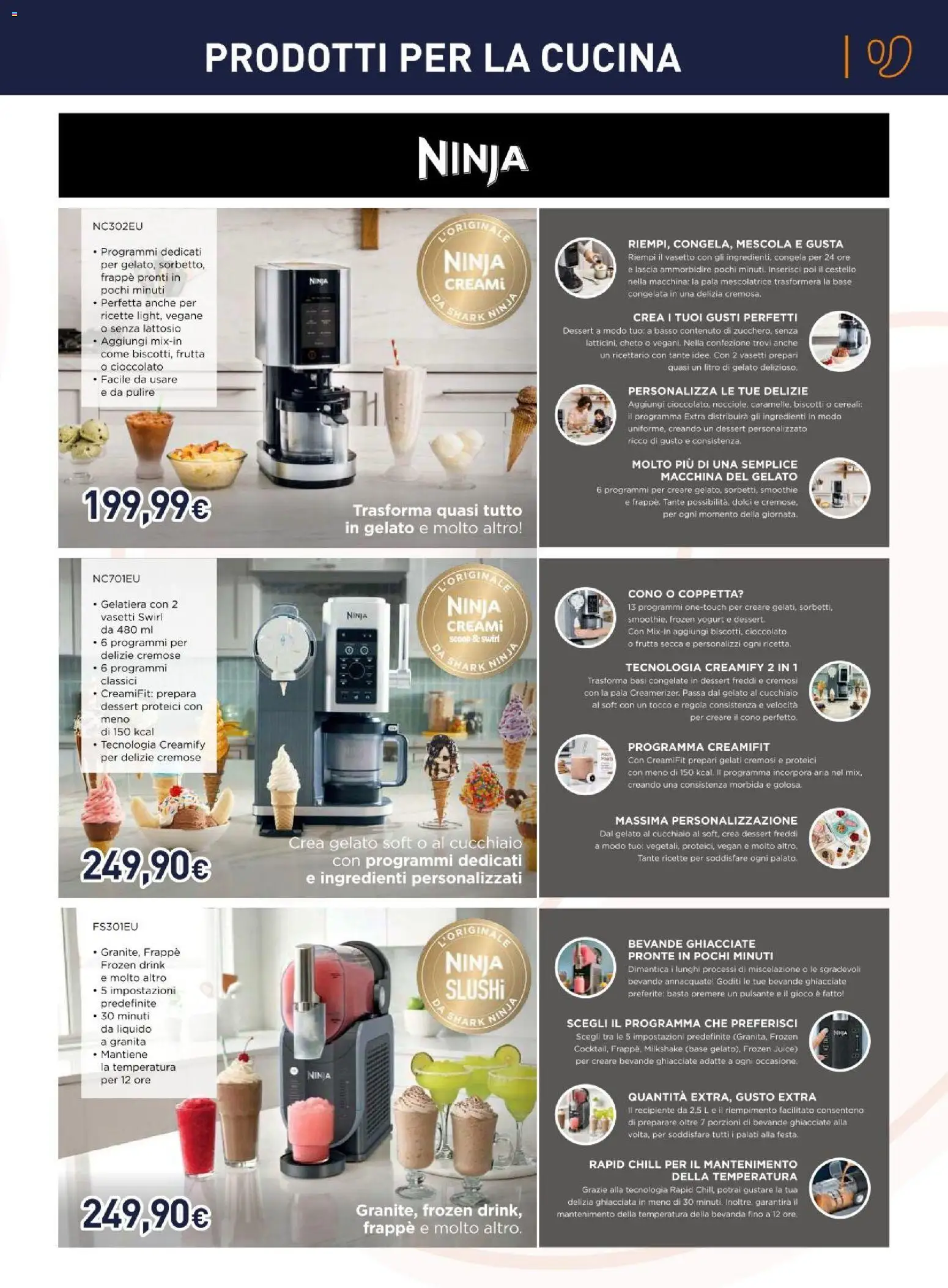 Volantino Unieuro del 11.06.2026 | Pagina: 2 | Prodotti: Yogurt, Cioccolato, Biscotti, Gelato