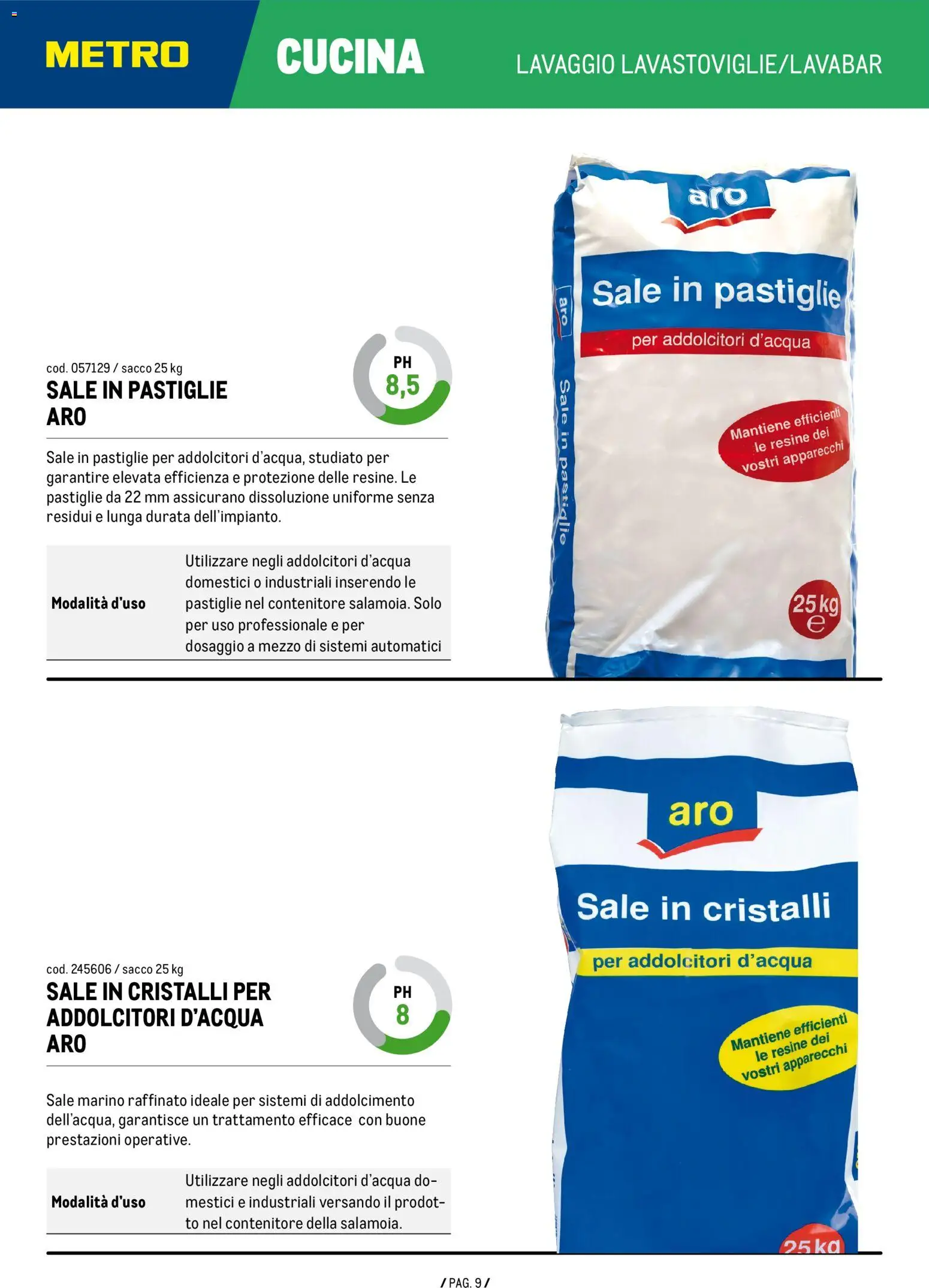 Volantino Metro del 04.06.2026 | Pagina: 9 | Prodotti: Sale, Contenitore
