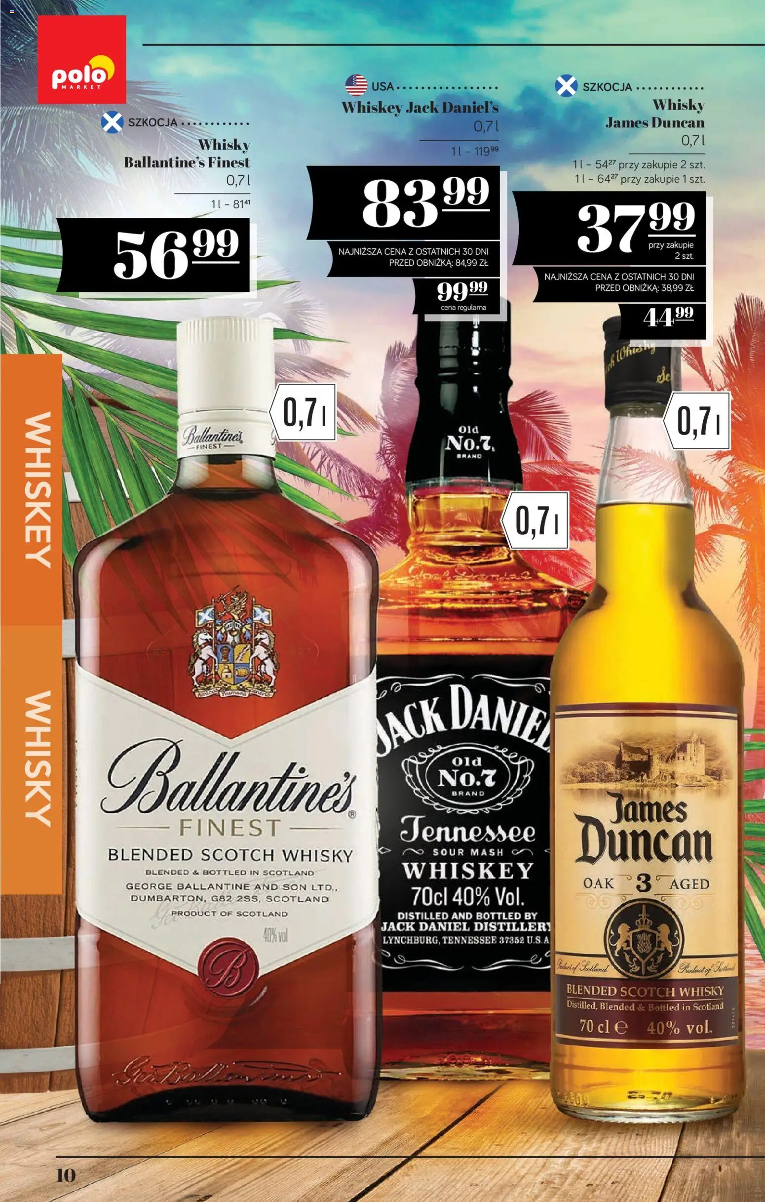 POLOmarket katalog - Alkoholi od 02.07.2026 | Strona: 10 | Produkty: Jack Daniel's, Whisky