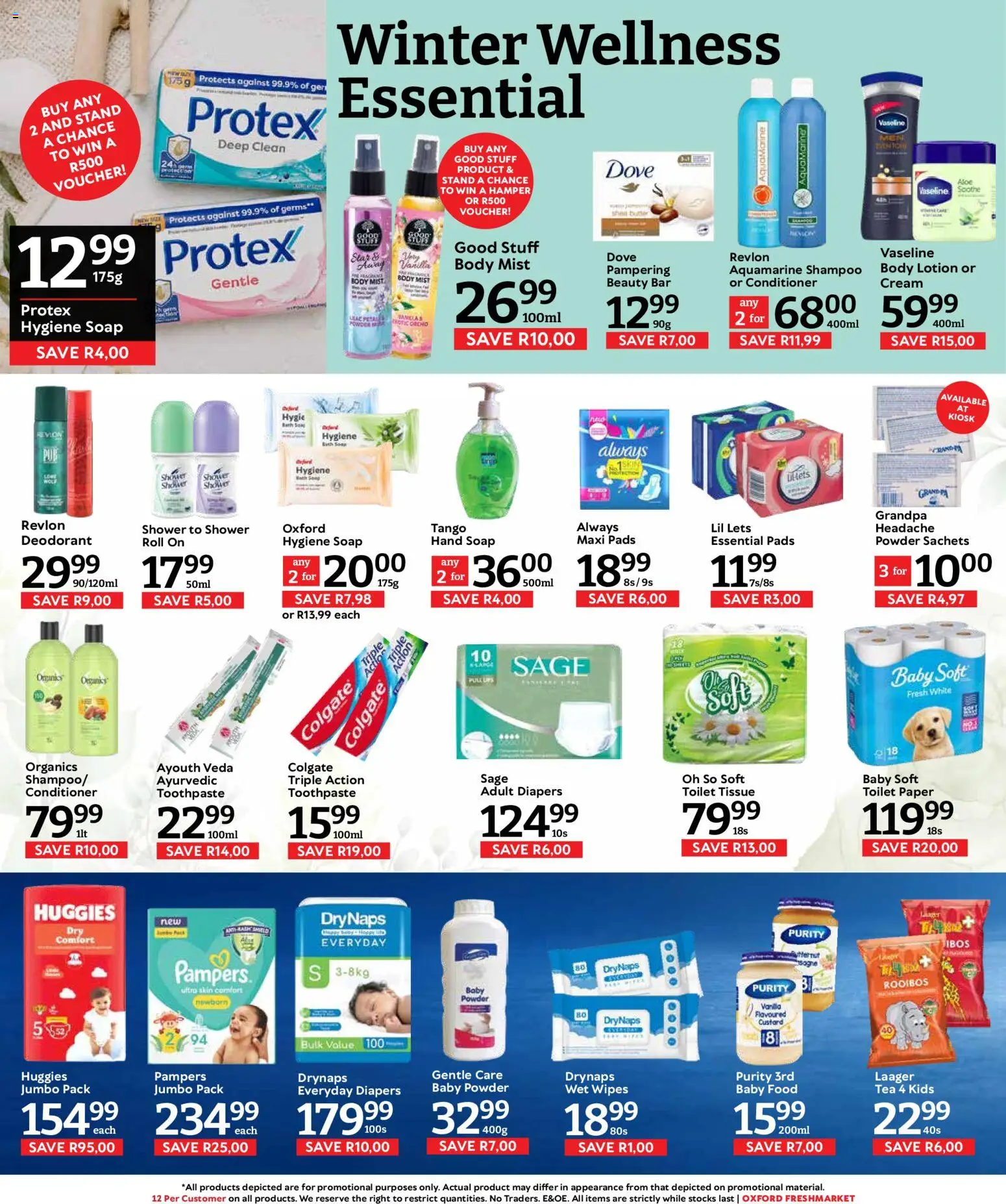 New Oxford Freshmarket catalogue – valid from 29/07/2026 | Page: 14 | Products: Pads, Conditioner, Cream, Baby food