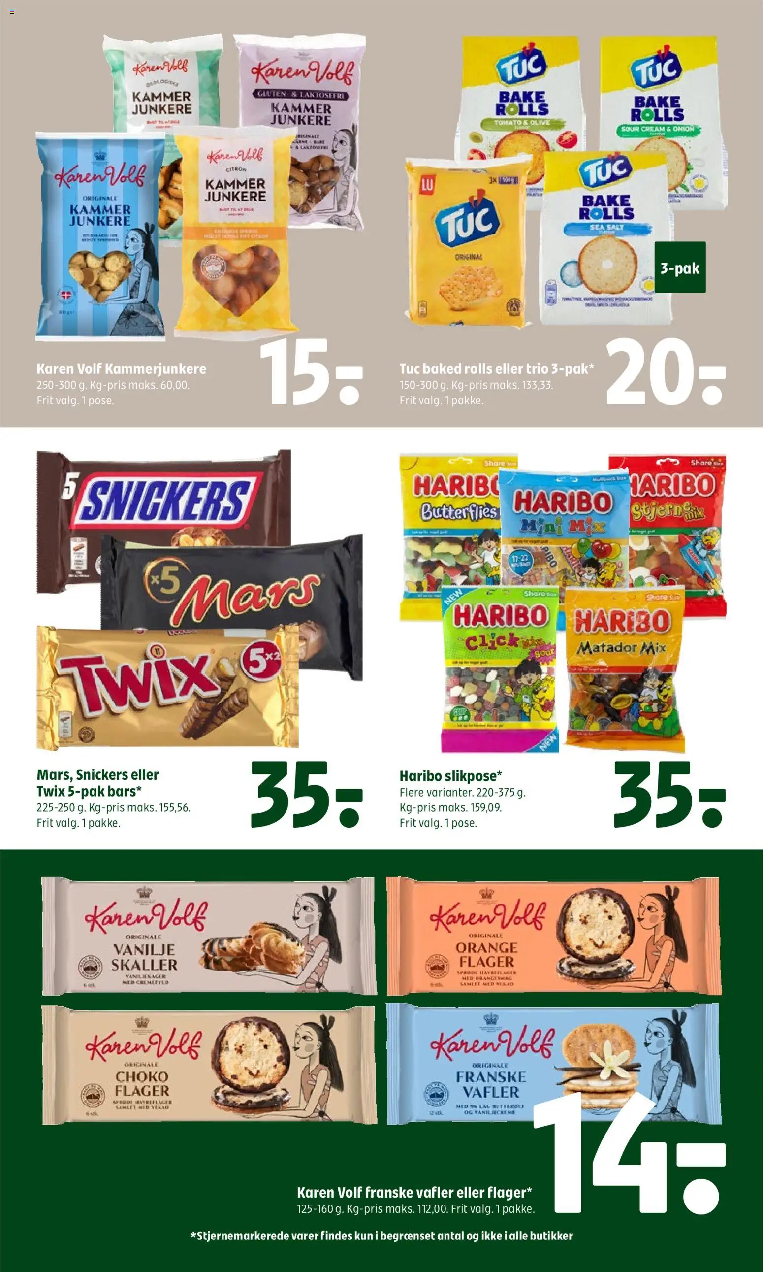 Coop 365 tilbudsavis – gyldig fra 30/07/2026 | Side: 25 | Produkter: Salt, Vafler, Vanilje, Flager
