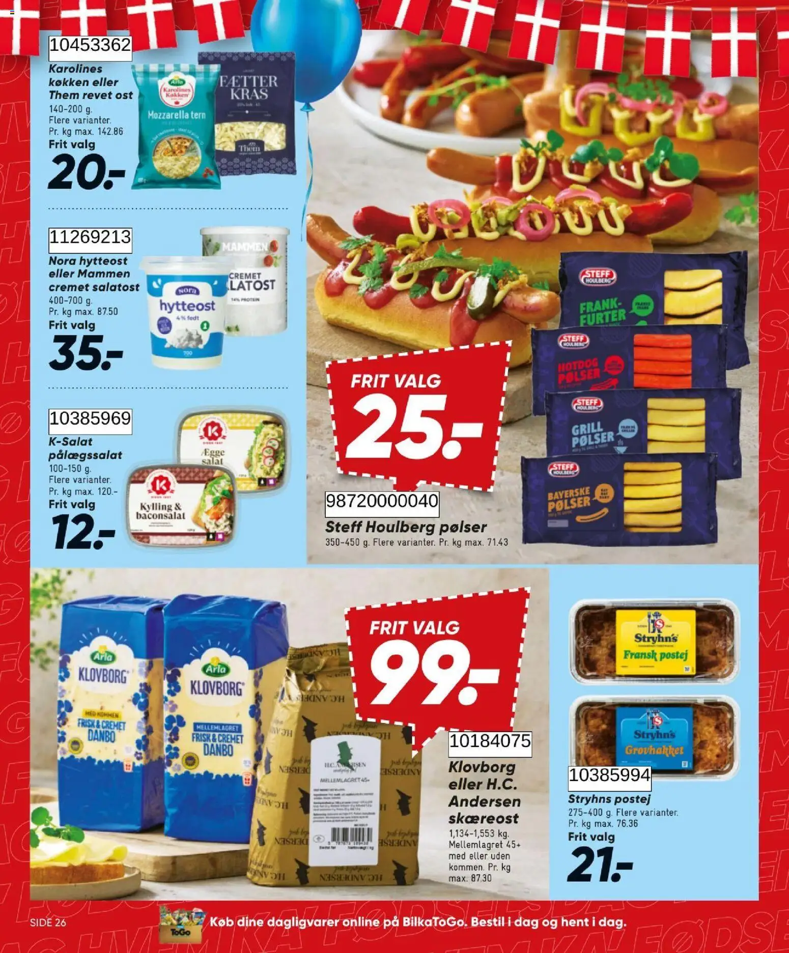 Bilka tilbudsavis – gyldig fra 07/08/2026 | Side: 34 | Produkter: Salat, Salatost, Mozzarella, Grill