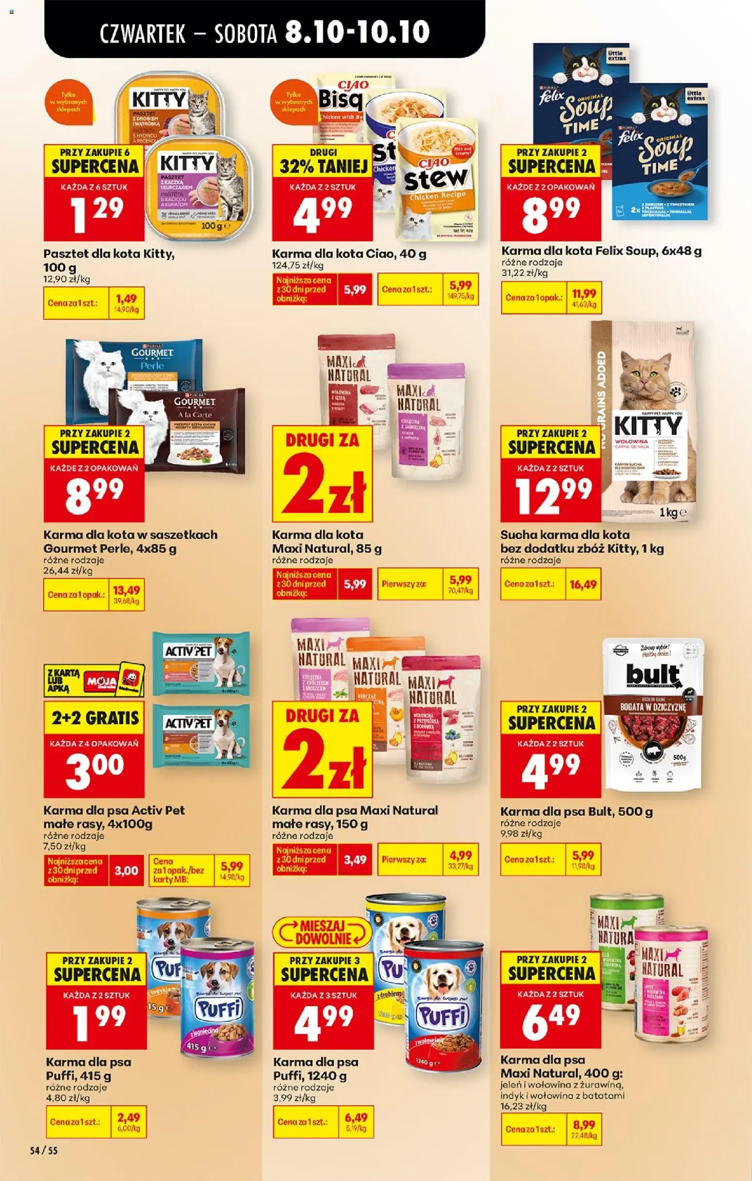 Biedronka Polsko leták - Codziennie niskie ceny od 08.10.2026 | Strana: 78 | Produkty: Felix, Gourmet, Jelen, Karty