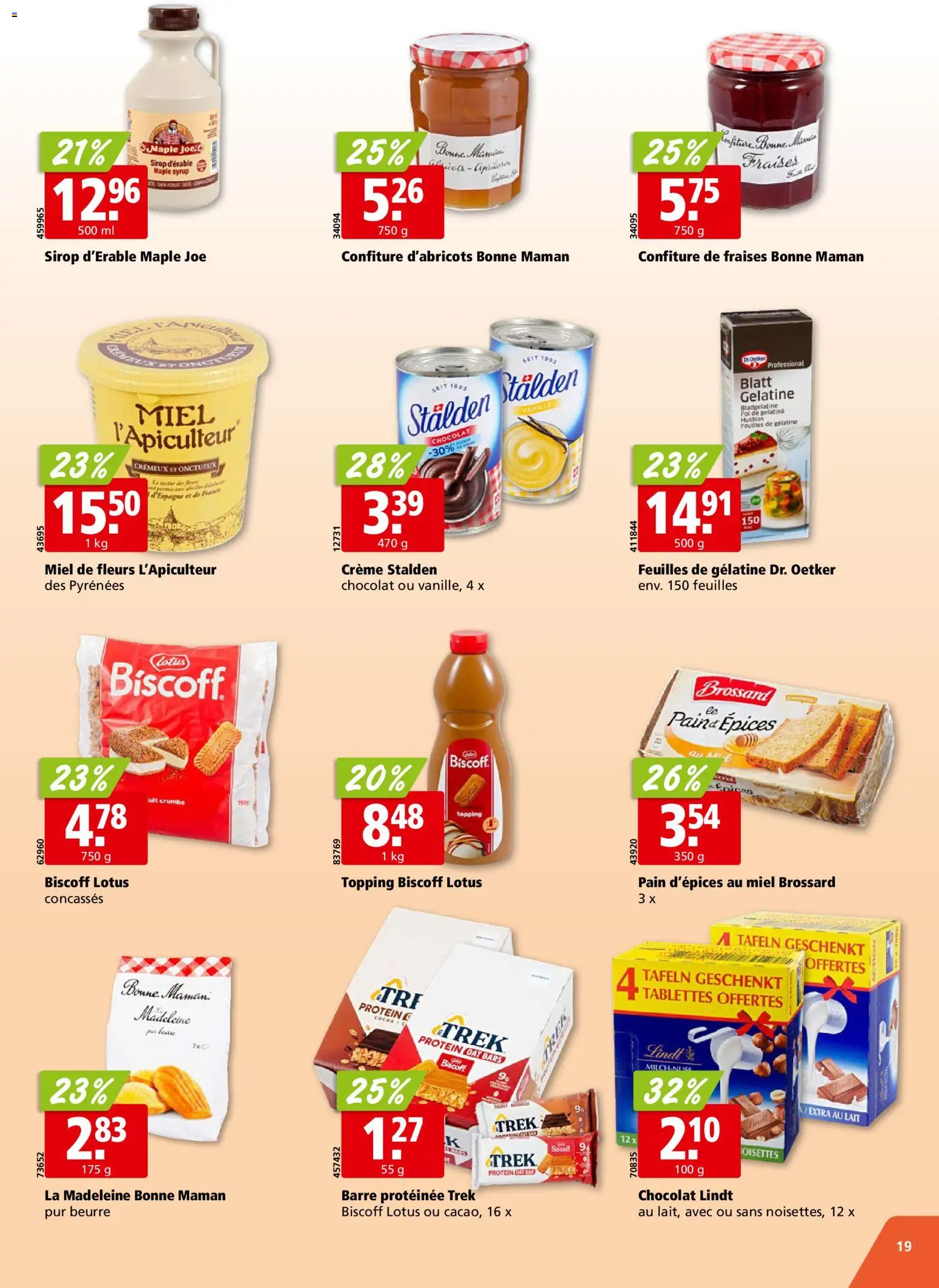 Aligro aktionen Chavannes, Matran, Genève, Sion – gültig ab 17.08.2026 | Seite: 19 | Produkte: Bad, Creme