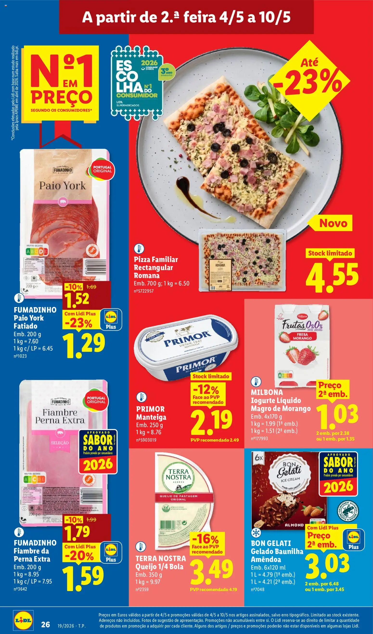 Lidl folheto | 04/05/2026 |  🎉 Como obter um desconto limitado? Poupe ainda hoje! | Portugal