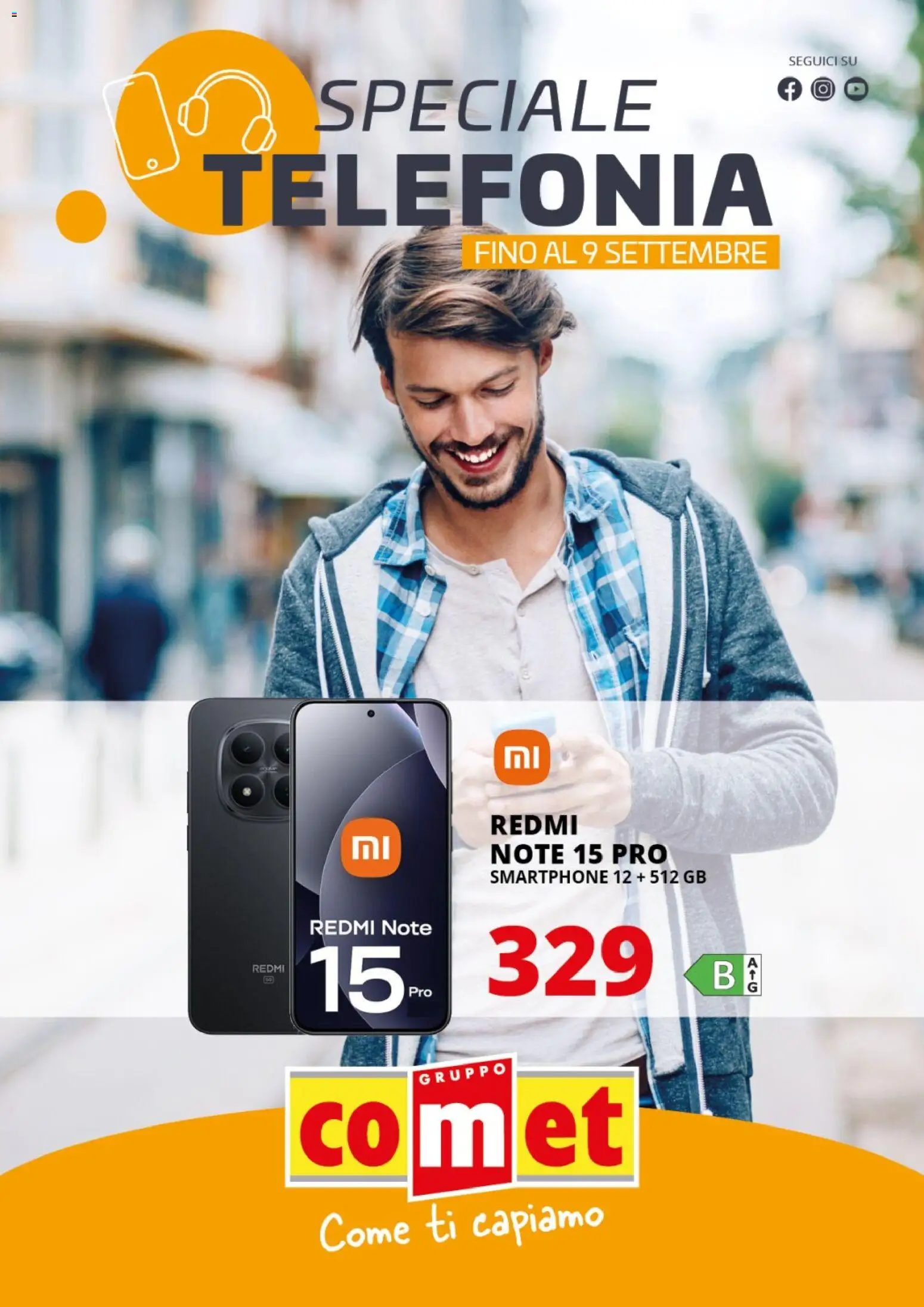 Volantino Comet del 21/08/2026 | Pagina: 1 | Prodotti: Smartphone
