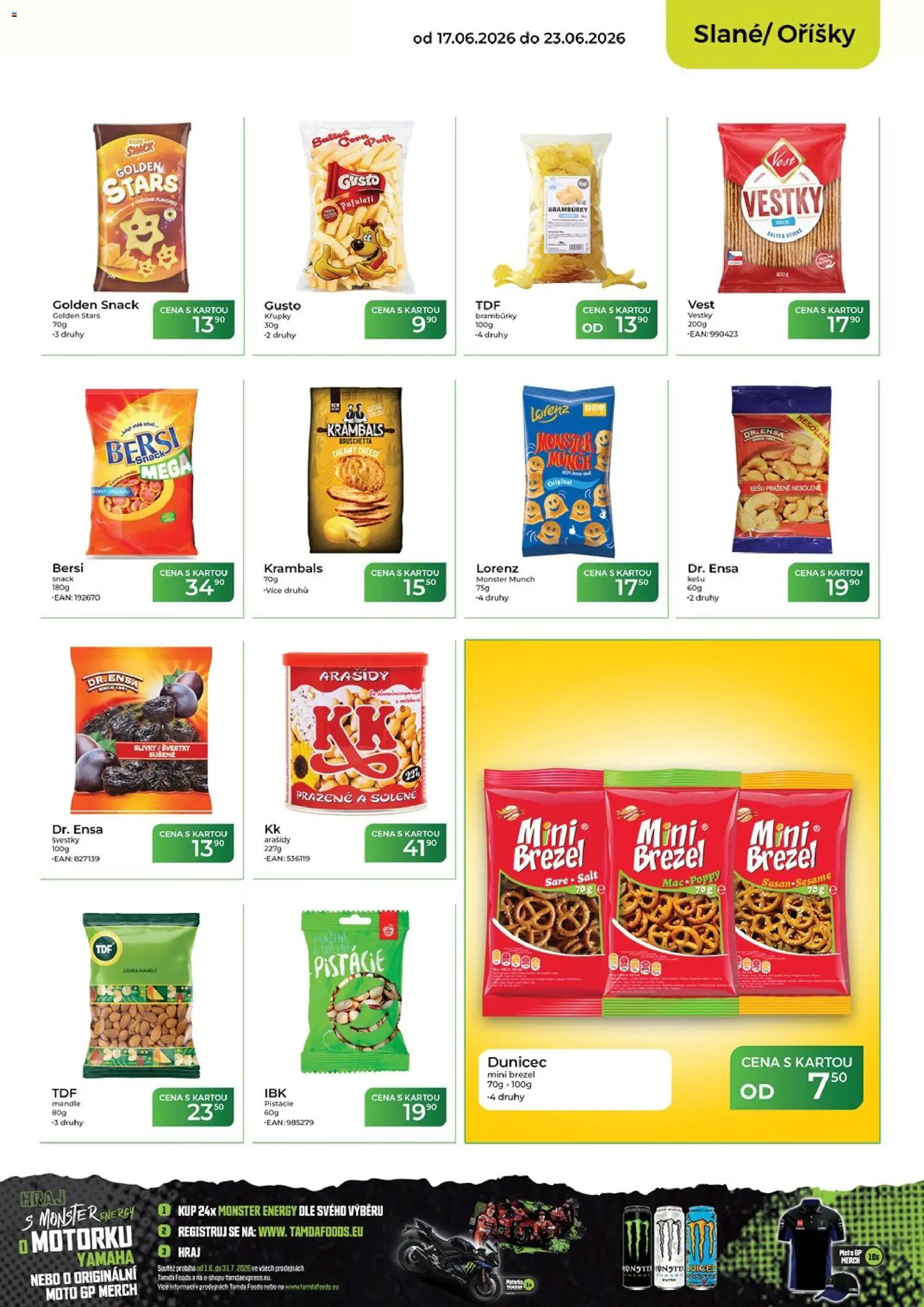 Tamda Foods leták od 17.06.2026 | Strana: 37 | Produkty: Kešu, Bramburky, Pistácie, Oříšky