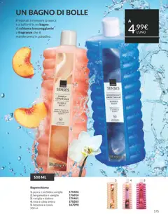 Anteprima del volantino Avon catalogo - campagna 7/2026 valido a partire dal 01/07/2026 | Pagina: 175 | Prodotti: Bagnoschiuma, Pesca, Lampone, Bagno