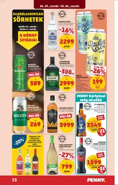 HEINEKEN DOBOZOS SÖR, 5% alkoholtartalom, 0,5 liter - amely érvényes a következő dátumtól: 29.04.2026 | Oldal: 19