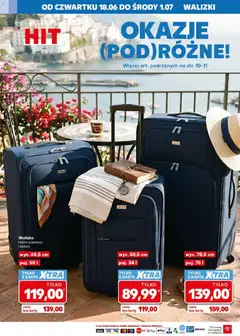 Pogląd oferty "Kaufland gazetka - Złap Okazje" - ważna od 18.06.2026 | Strona: 4 | Produkty: Karta, Walizka, Walizki