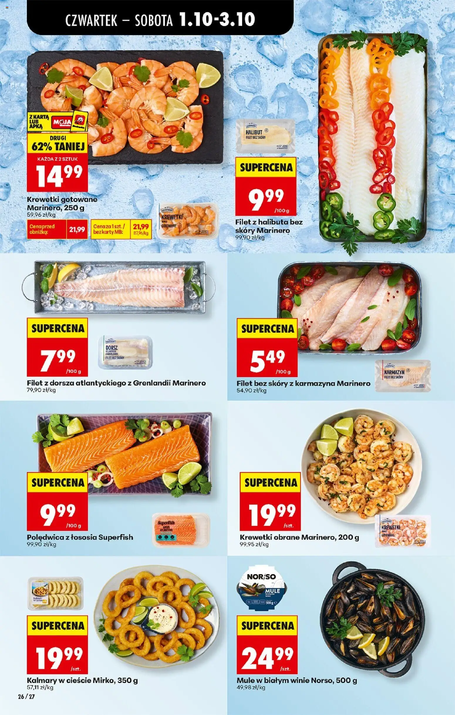 Biedronka Polsko leták - Codziennie niskie ceny od 01.10.2026 | Strana: 32 | Produkty: Halibut, Filet