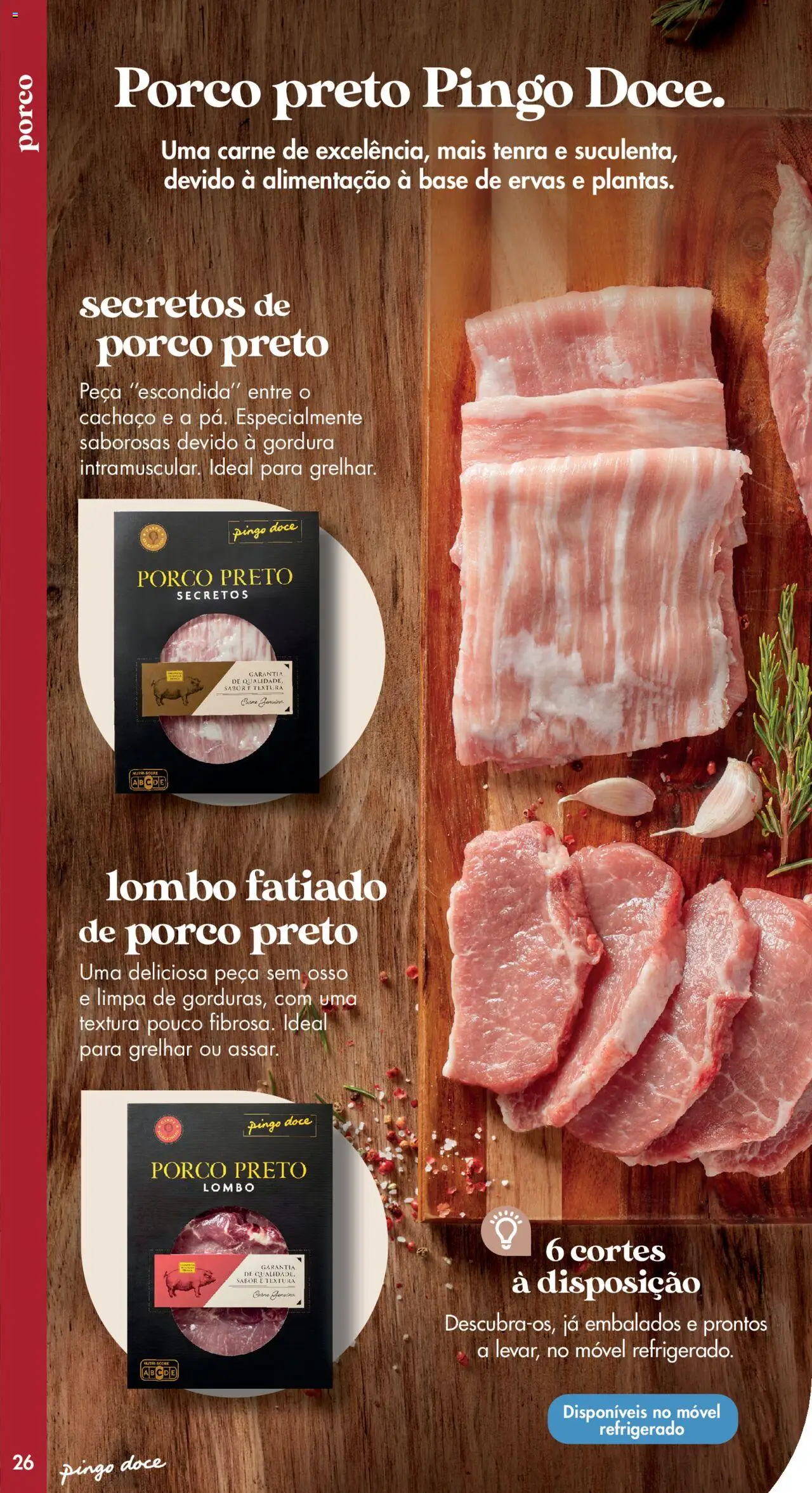 Pingo Doce - Catálogo-Talho │ válido de 20/05/2025 | Página: 26 | Produtos: Base, Lombo, Carne
