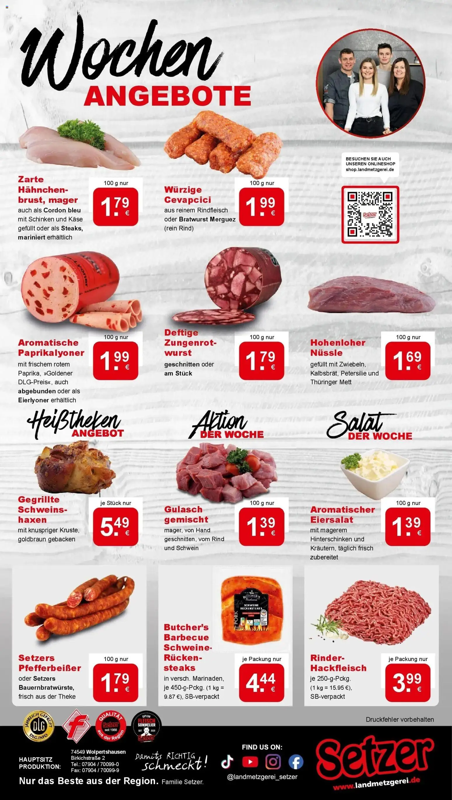 Rewe Prospekt Lorch – gültig ab 06.07.2026 | Seite: 8 | Produkte: Theke, Wurst, Petersilie, Schinken