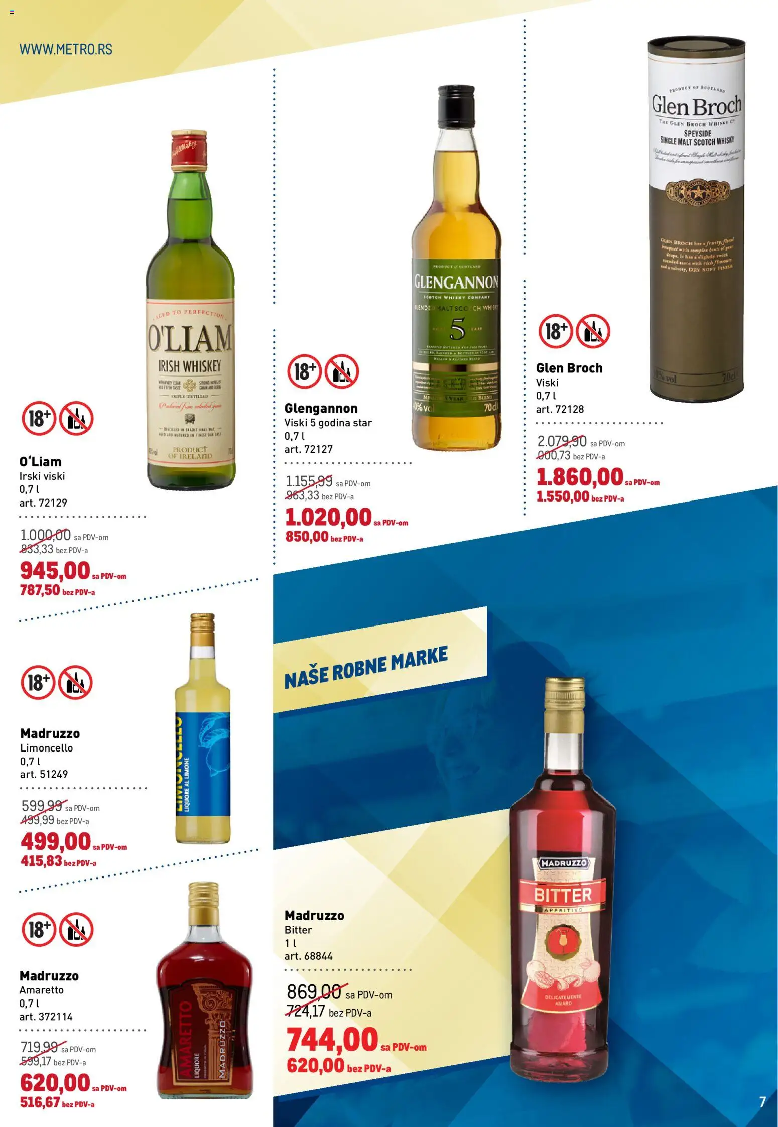 Metro katalog - važi od 09.07.2026 | Strana: 7 | Proizvode: Viski