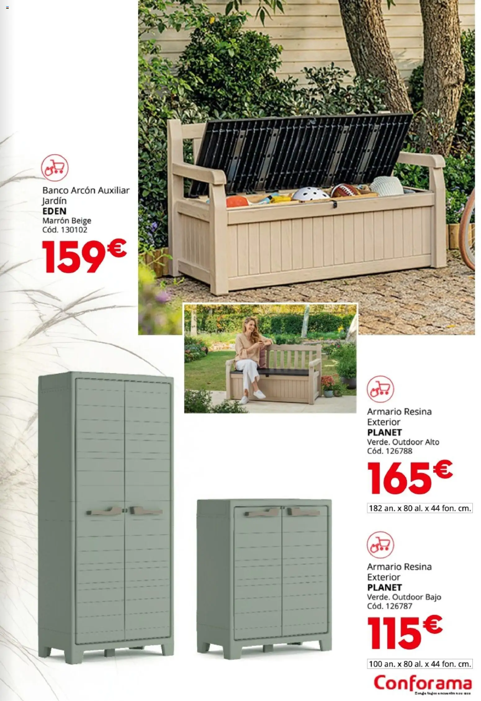 Conforama Guía Jardín 2026 │ válido desde el 19.03.2026 | Página: 35 | Productos: Armario