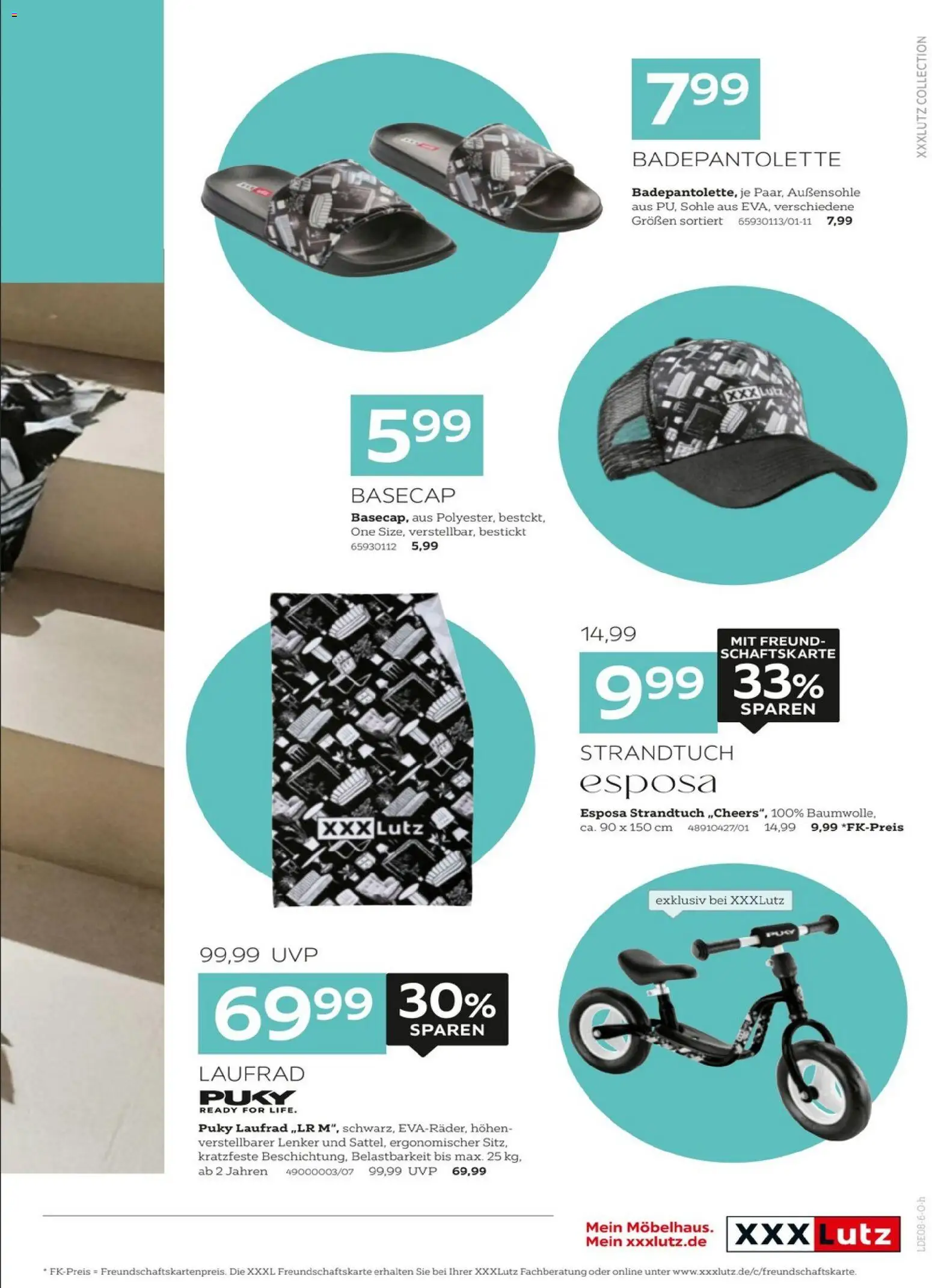 XXXLutz Bis zu 73% auf Wohnaccessoires – gültig ab 05.09.2026 | Seite: 17 | Produkte: Strandtuch