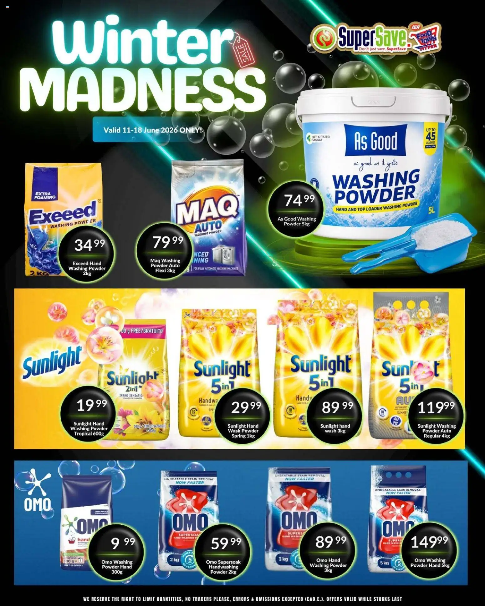 New Super Save catalogue – valid from 11.06.2026 | Page: 56 | Products: Powder, Washing powder