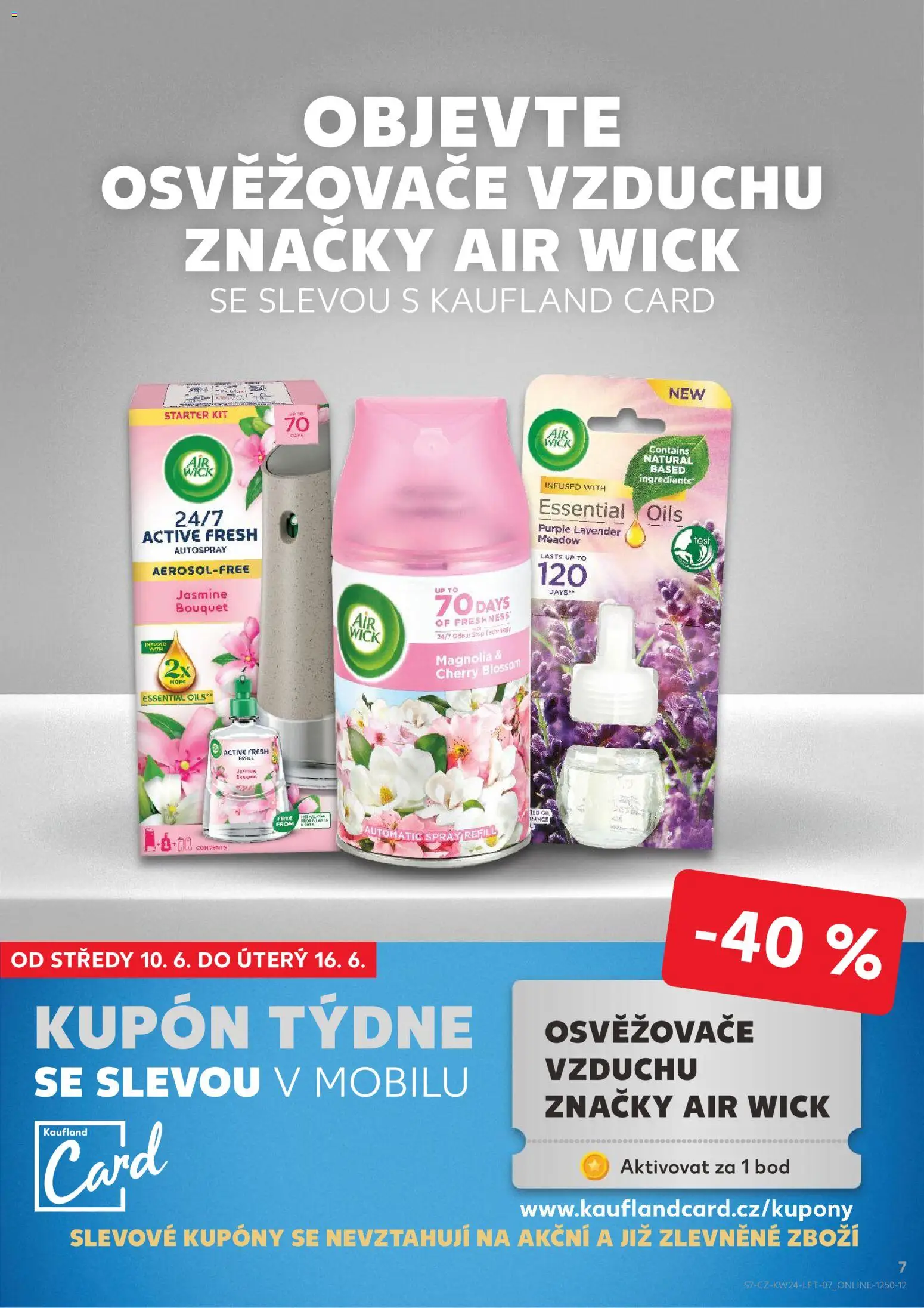 Kaufland leták - Chomutov od 10.06.2026 | Strana: 7 | Produkty: Test, Air Wick