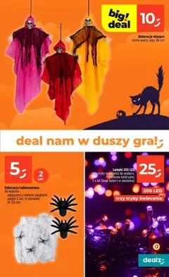Pogląd oferty "Dealz gazetka - Aż strach przepłacać" - ważna od 10.09.2026 | Strona: 43 | Produkty: Gra, Lampki
