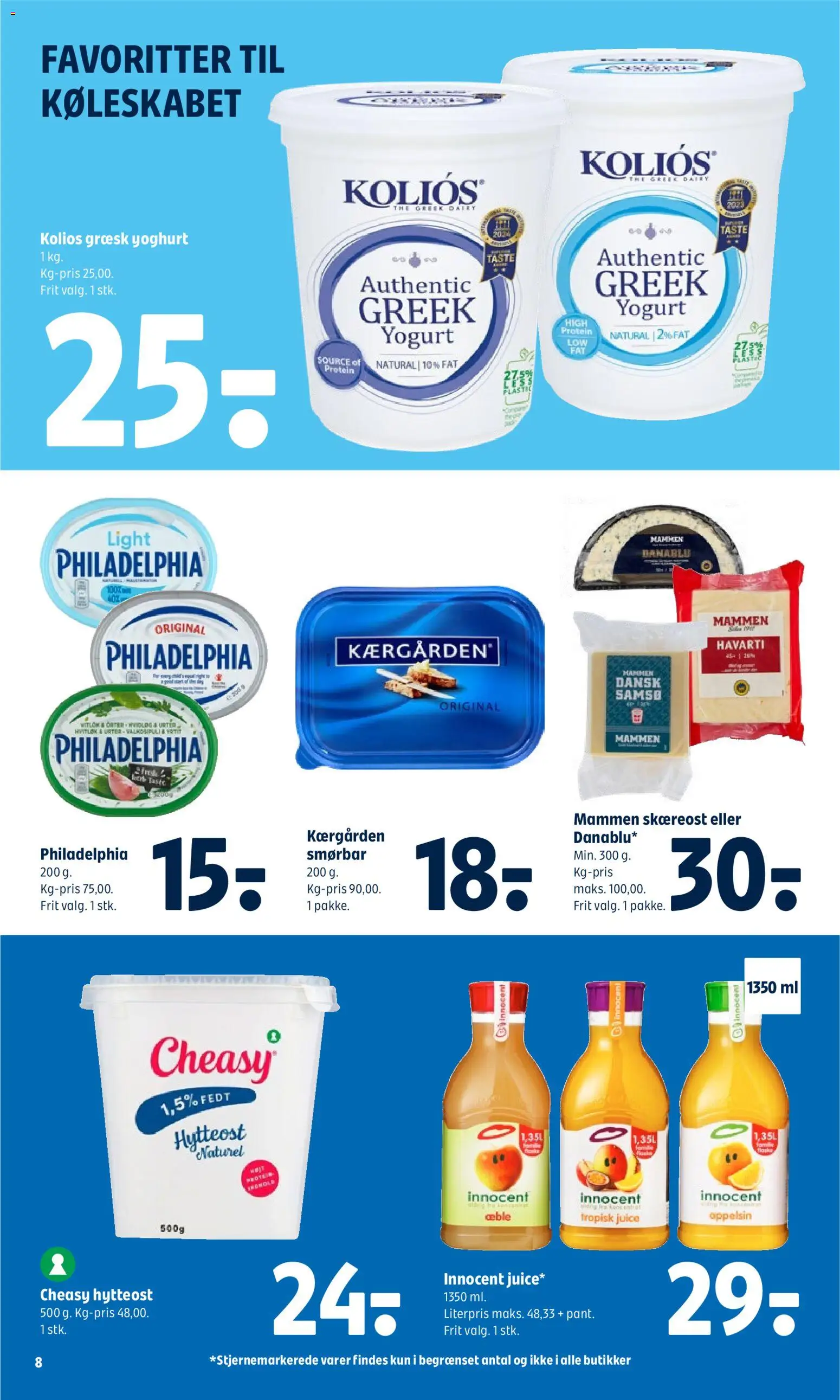 Coop 365 tilbudsavis – gyldig fra 23/07/2026 | Side: 10 | Produkter: Yoghurt, Juice, Hytteost, Løg