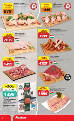 Ajánlatok - Auchan újság érvényessége 2026.09.09-ig - amely érvényes a következő dátumtól: 2026.09.03. | Oldal: 6