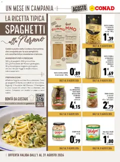 Anteprima del volantino TAGLIATELLE CASERECCE, PASTA DI SEMOLA LE SPECIALITÀ OROGIALLO vari tipi - 500 g valido a partire dal 01/08/2026 | Pagina: 8