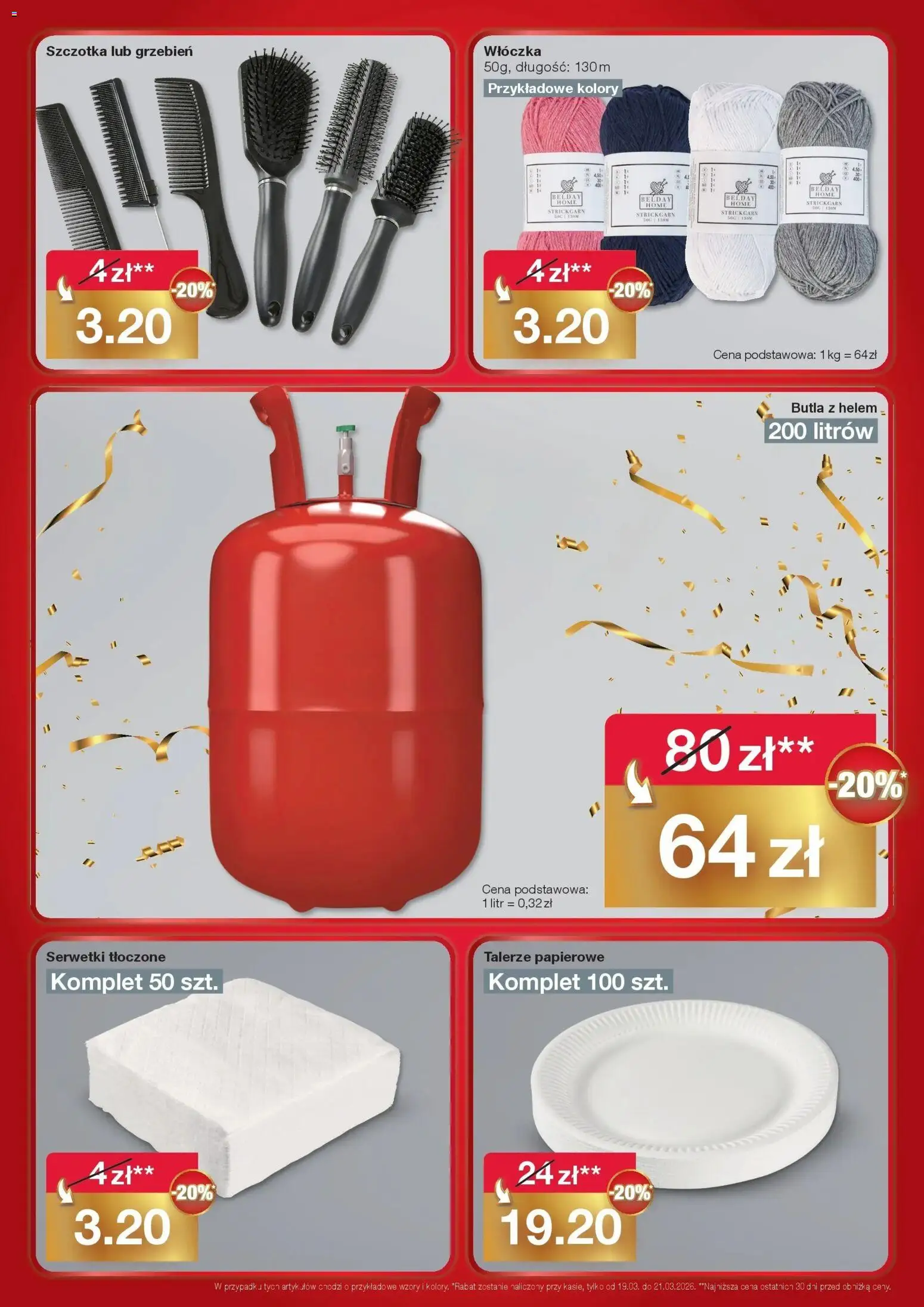 Woolworth gazetka - Już w Piotrków Trybunalski od 19.03.2026 | Strona: 7 | Produkty: Talerze, Szczotka, Grzebień