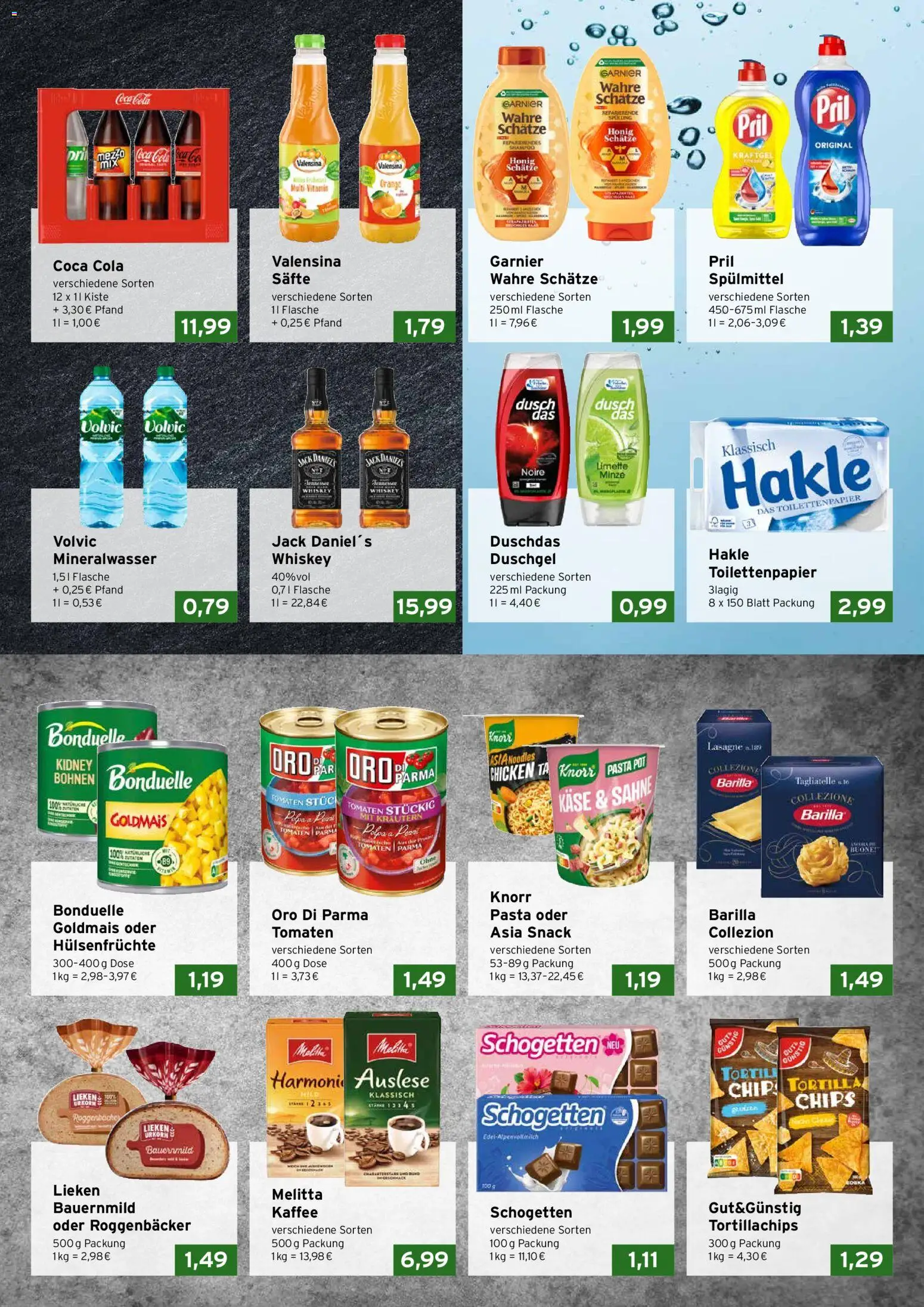 CAP Markt Prospekt – gültig ab 08.06.2026 | Seite: 3 | Produkte: Barilla, Kaffee, Spülung, Sahne