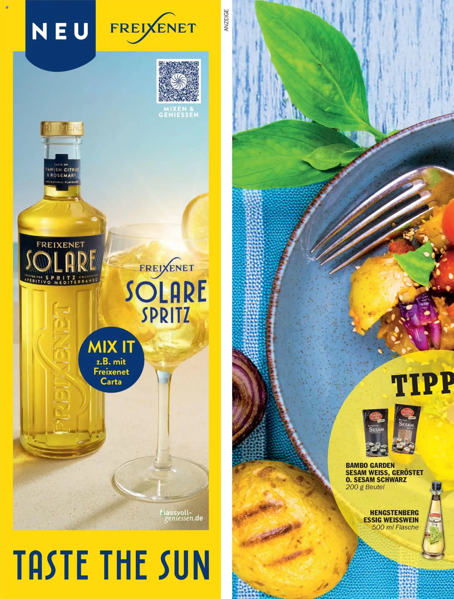 HIT pures Leben 03/2026 – gültig ab 01.07.2026 | Seite: 18 | Produkte: Freixenet, Essig, Weißwein