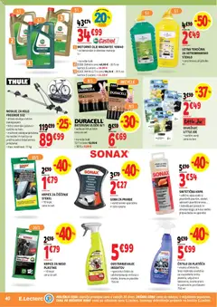 E.leclerc katalog akcije – veljaven od 20.05.2026 | Stran: 40 | Izdelki: Nosilec za kolo, Olje, Goba, Limona