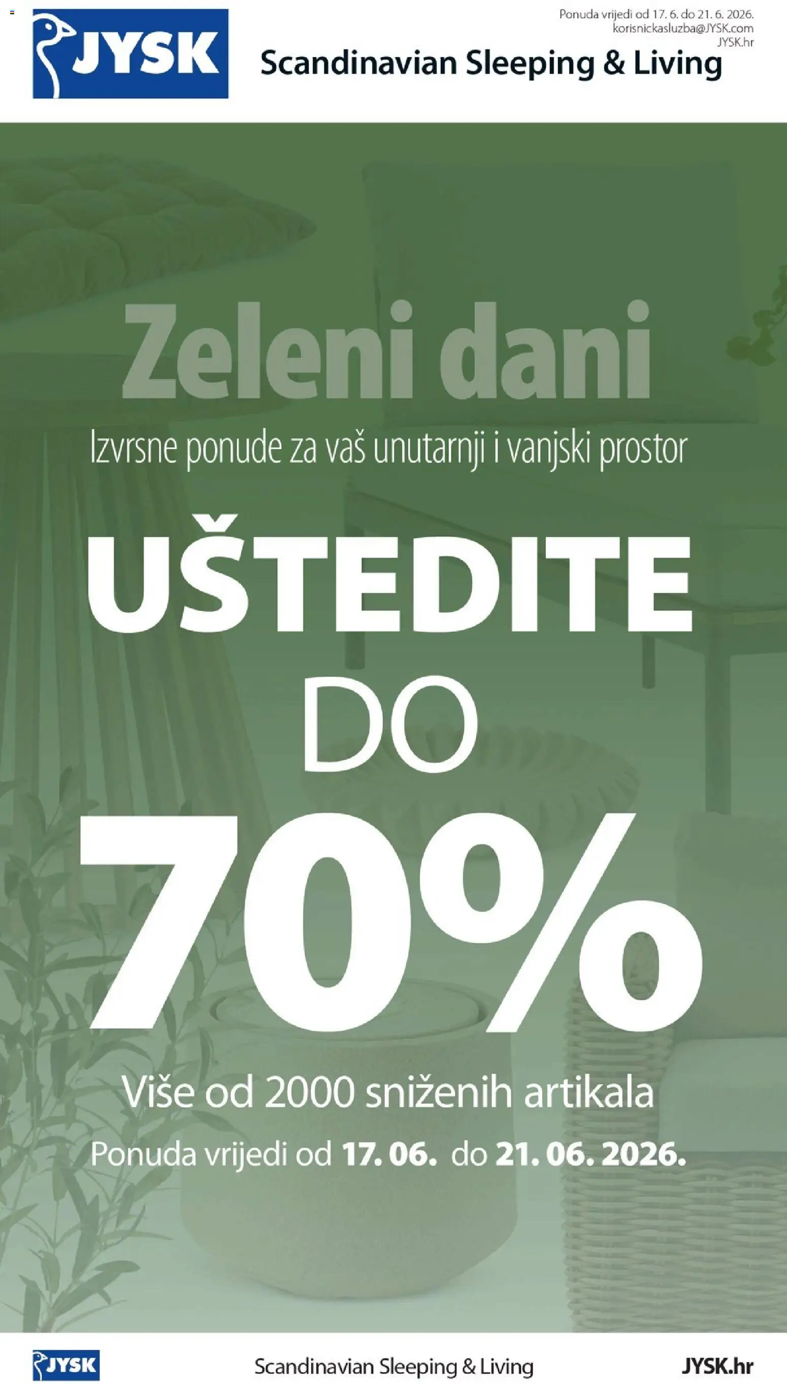 JYSK katalog | vrijedi od 17.06.2026 | Stranica: 1