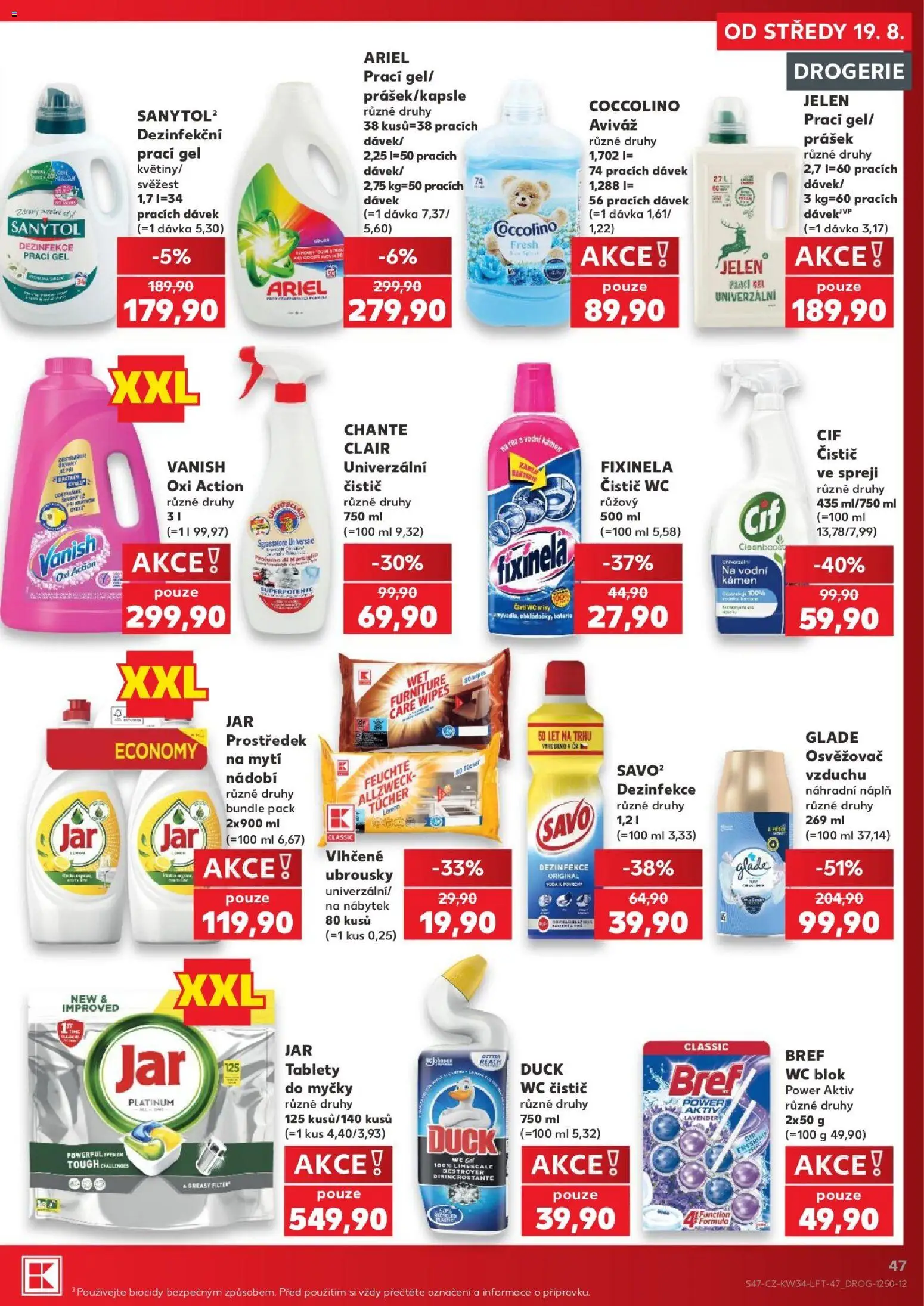 Kaufland leták - Plzeň od 19.08.2026 | Strana: 47
