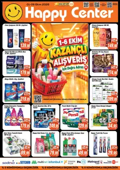 01 Ekim 2026 tarihinden itibaren geçerli olan Happy Center kataloğu önizlemesi
