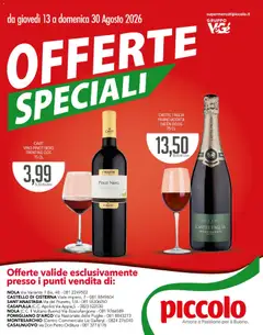 Anteprima del volantino Piccolo volantino Offerte Speciali valido a partire dal 13/08/2026