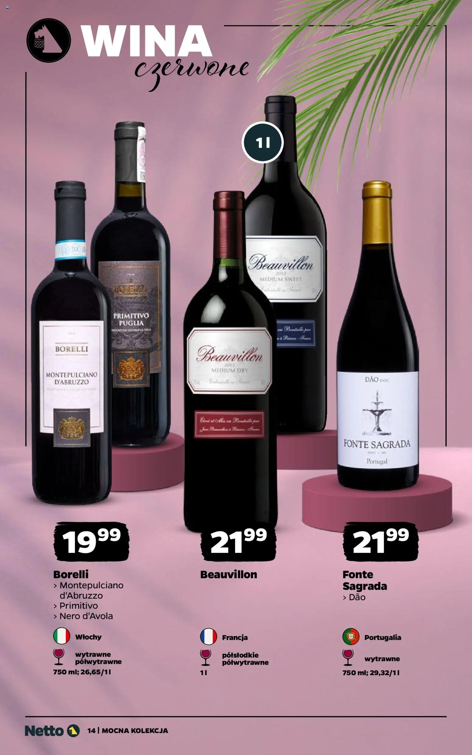 Netto gazetka - Wina od 03.08.2026 | Strona: 14 | Produkty: Wino