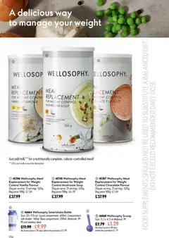 Preview of Oriflame - Offers valid from 29/07/2026 | Page: 106 | Products: Milk, Chocolate, Soup, Weight