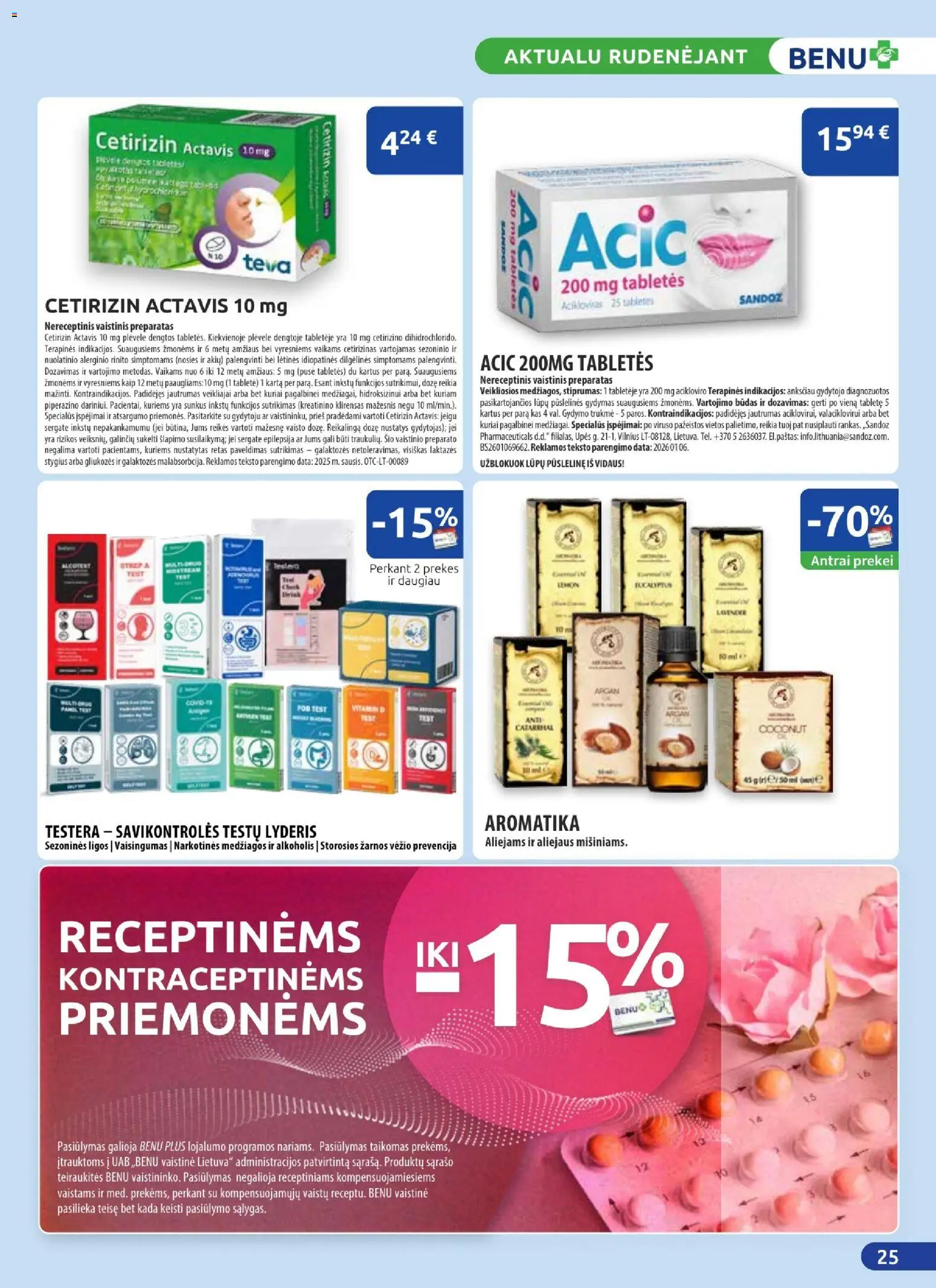 BENU akcijos nuo 2026.10.01 | Puslapis: 25