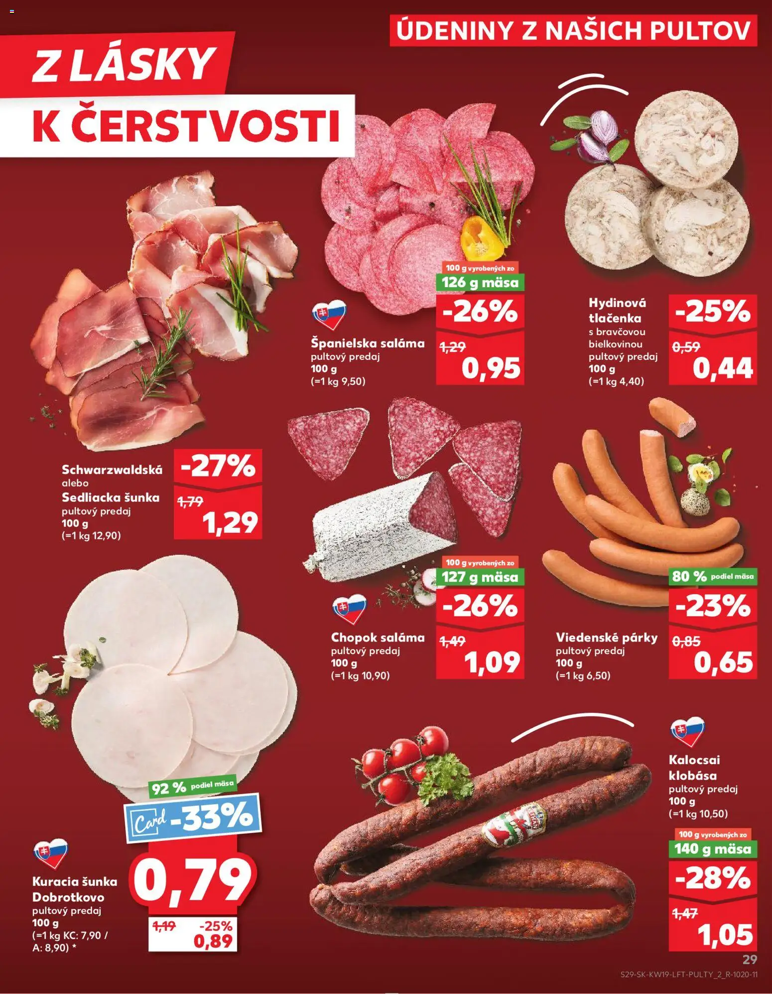 Kaufland SK akciós ujság - amely érvényes a következő dátumtól: 07.05.2026 | Oldal: 29