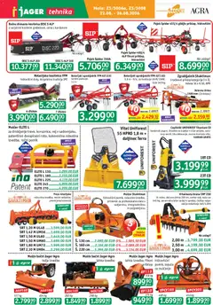 Jager katalog akcije – veljaven od 19.08.2026 | Stran: 12 | Izdelki: Teza, Kosilnica, Miza, Letev