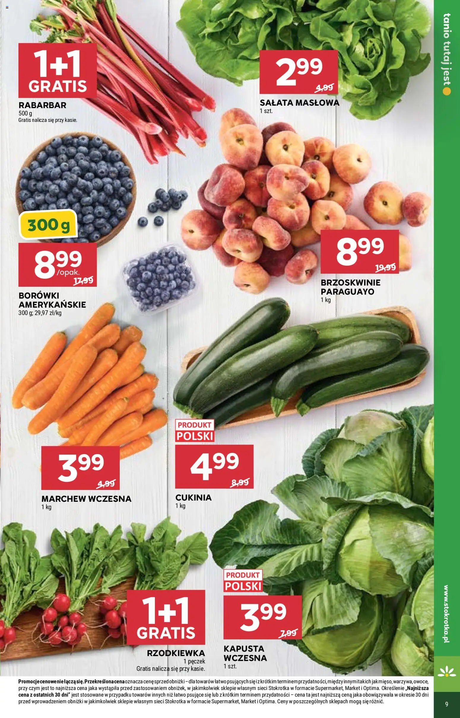 Stokrotka gazetka - Market od 18.06.2026 | Strona: 11 | Produkty: Kapusta, Stokrotka, Cukinia, Brzoskwinie